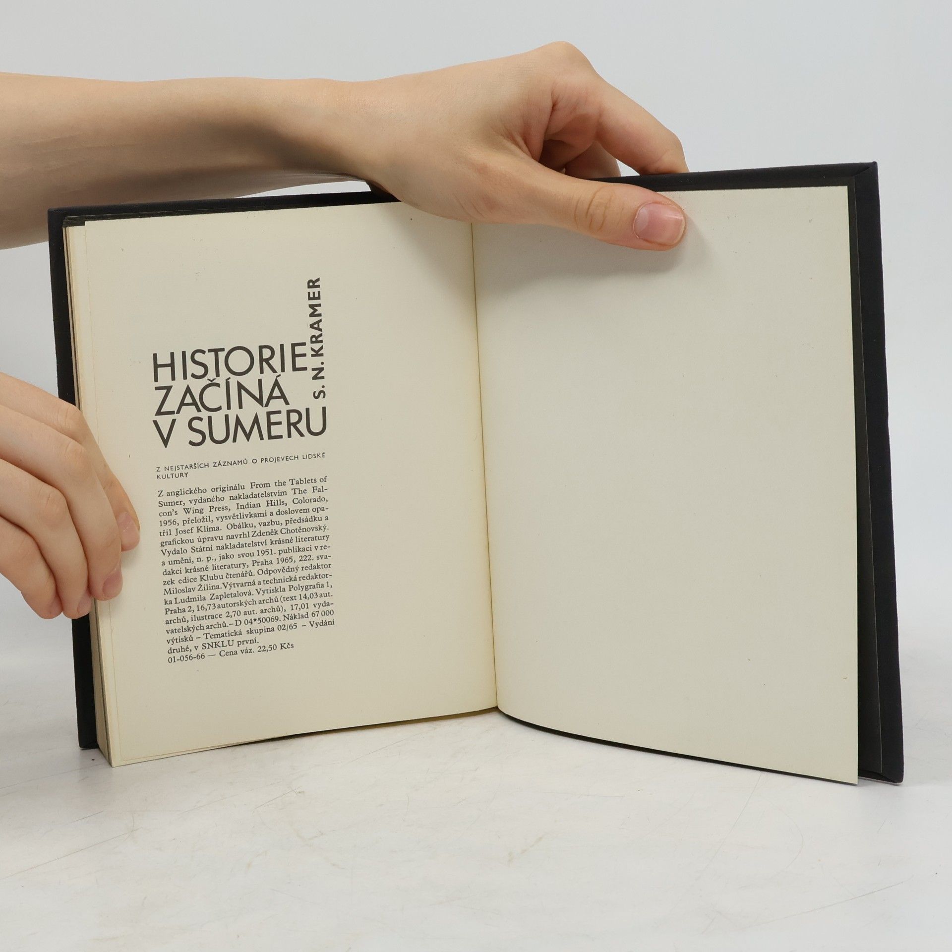 Samuel Noah Kramer Historie začíná v Sumeru
