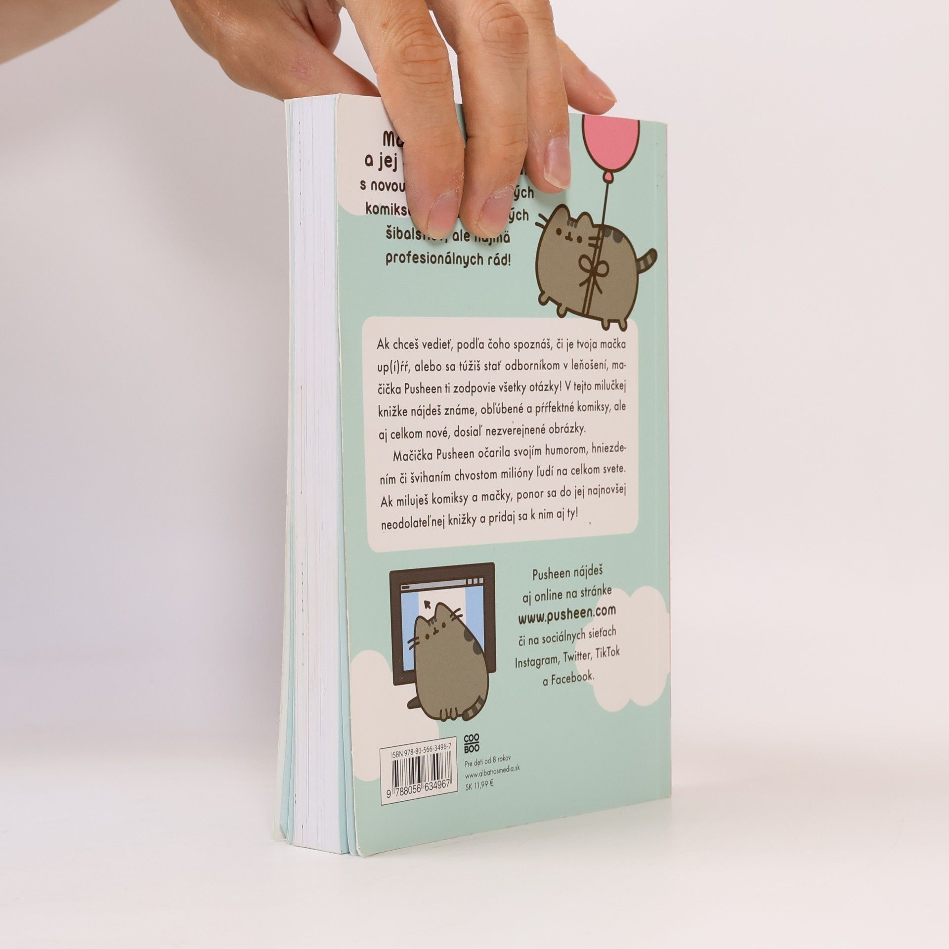 Claire Belton Mačička Pusheen vie všetko