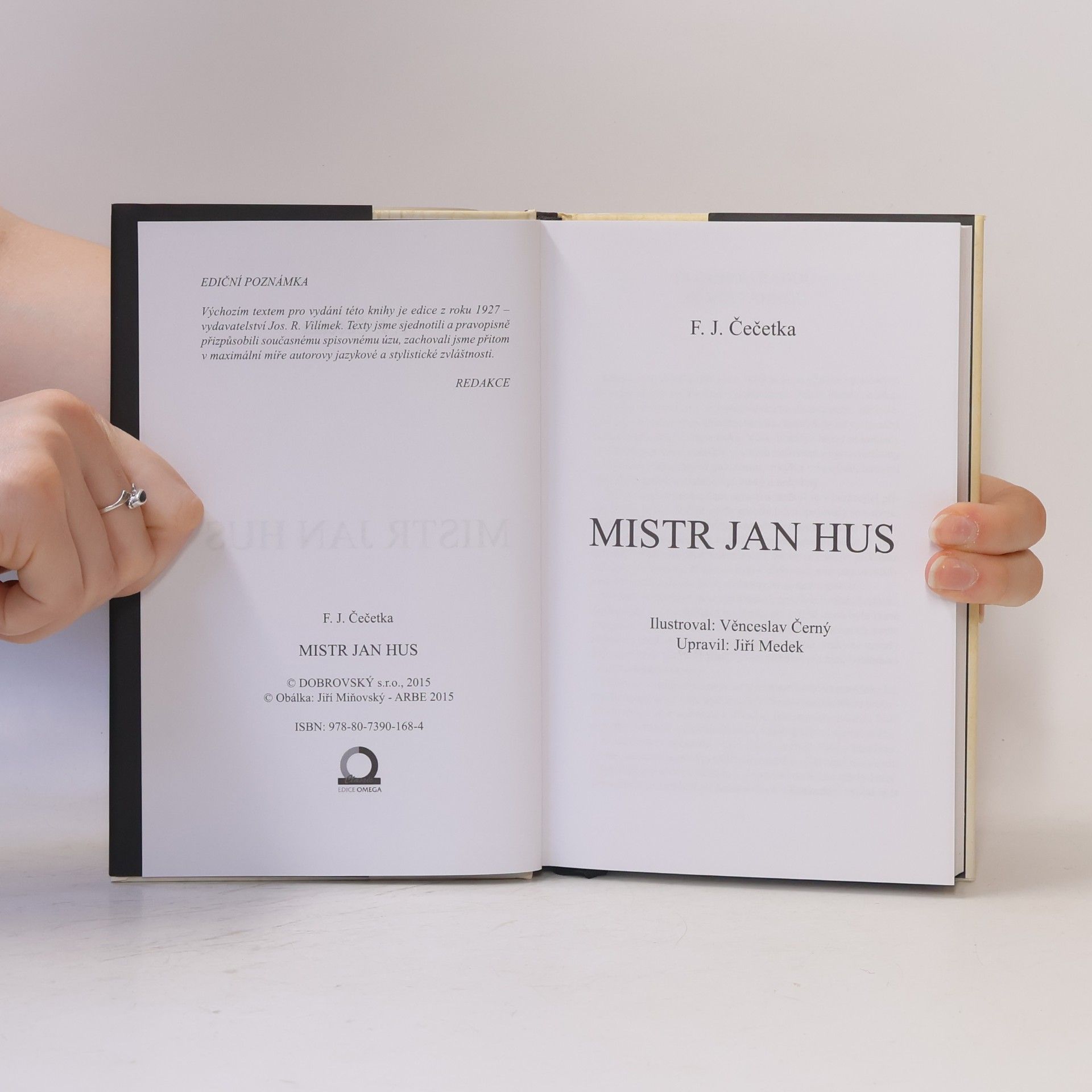 František Josef Čečetka Mistr Jan Hus