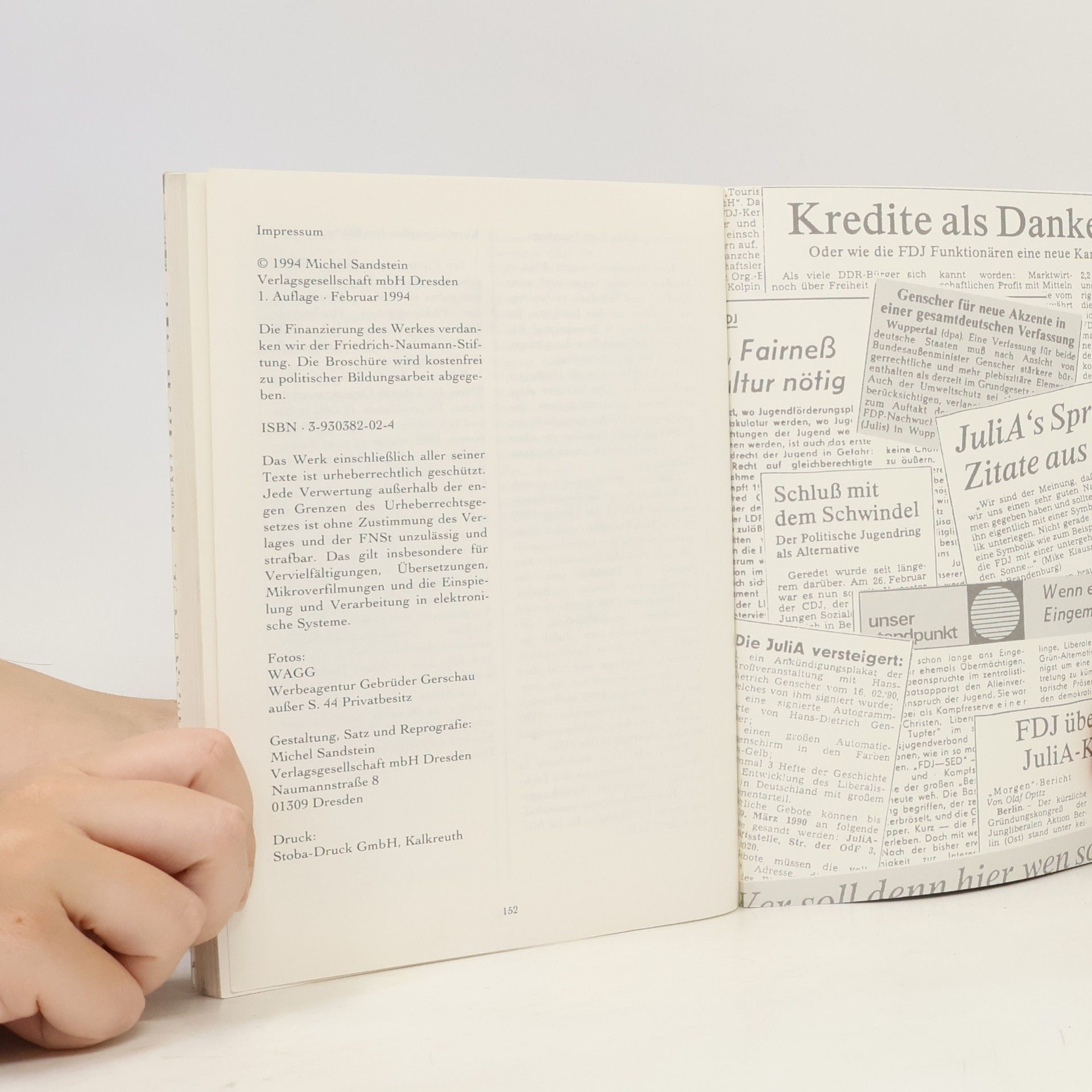 Autorenkollektiv Liberale Jugend in Ostdeutschland