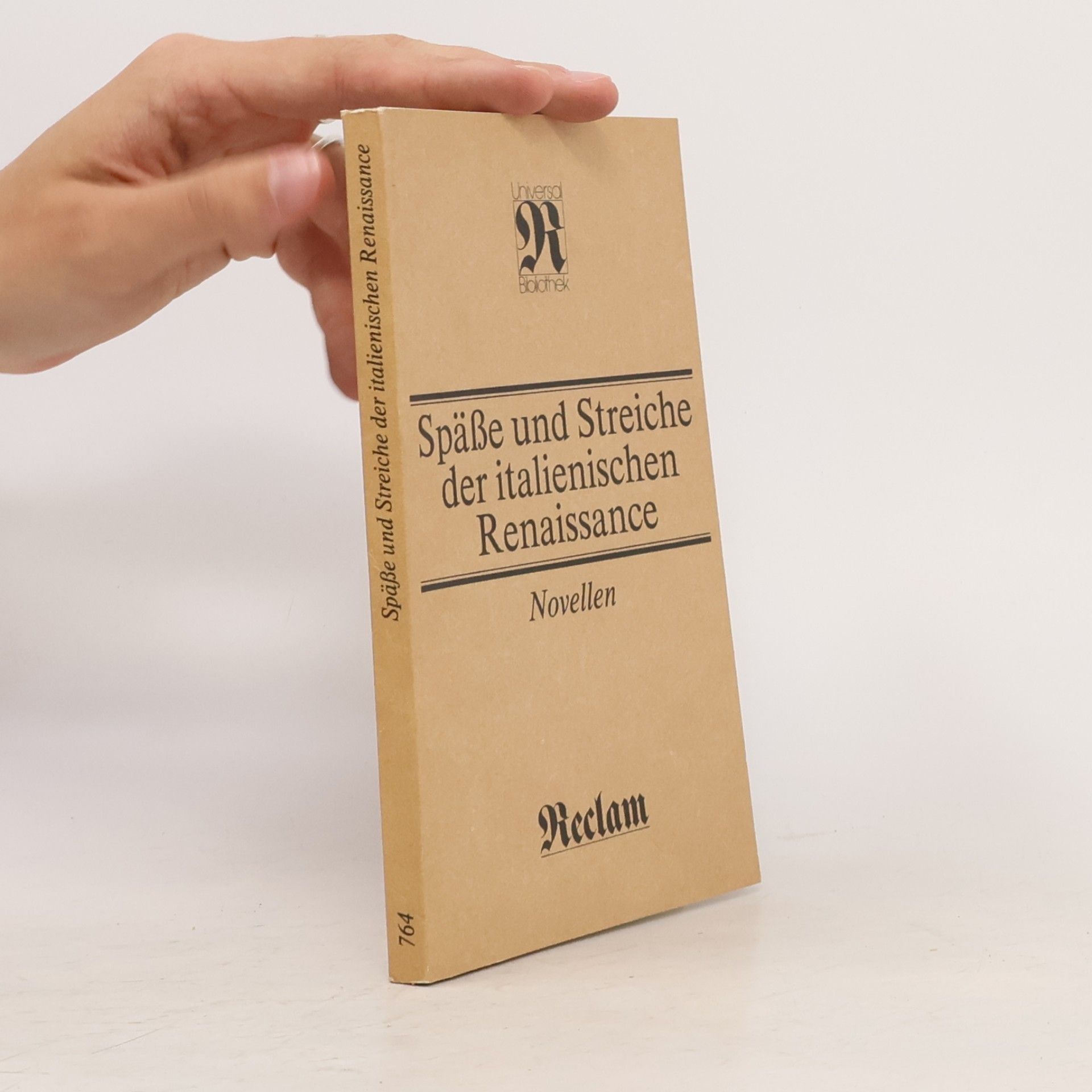 Universal Bibliothek - 764: Späße und Streiche der italienischen Renaissance. Novellen