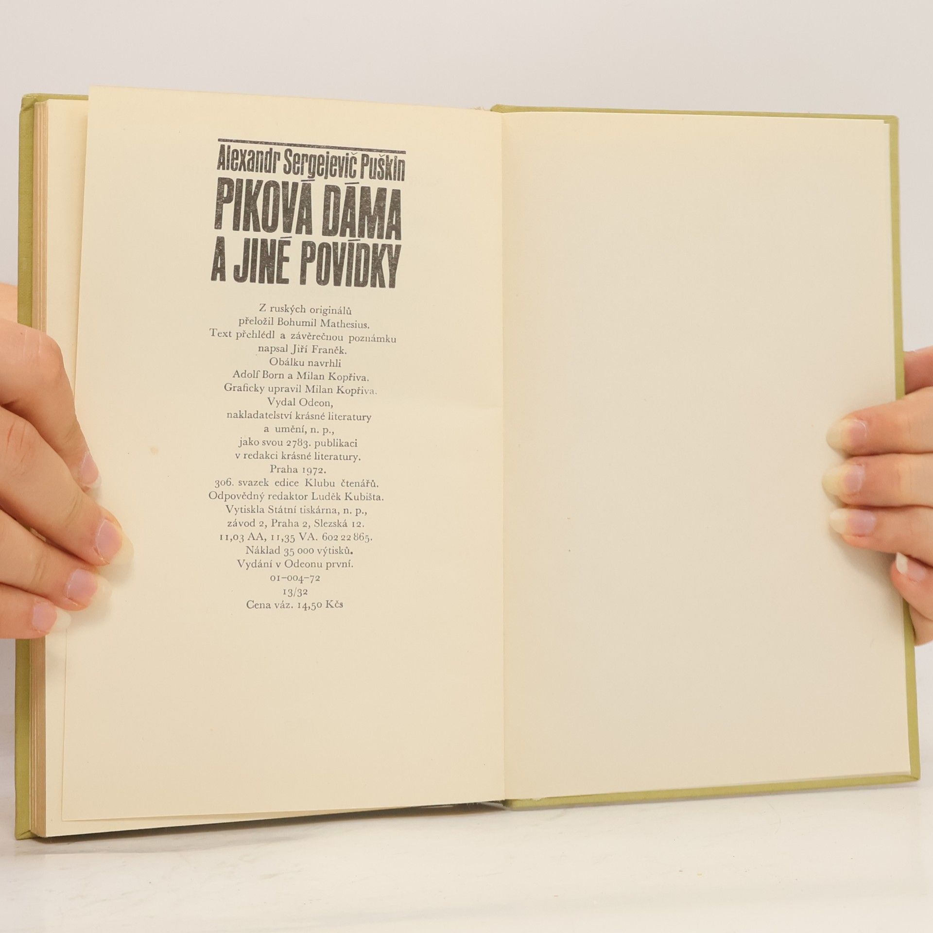Alexander Pushkin Piková dáma a jiné povídky