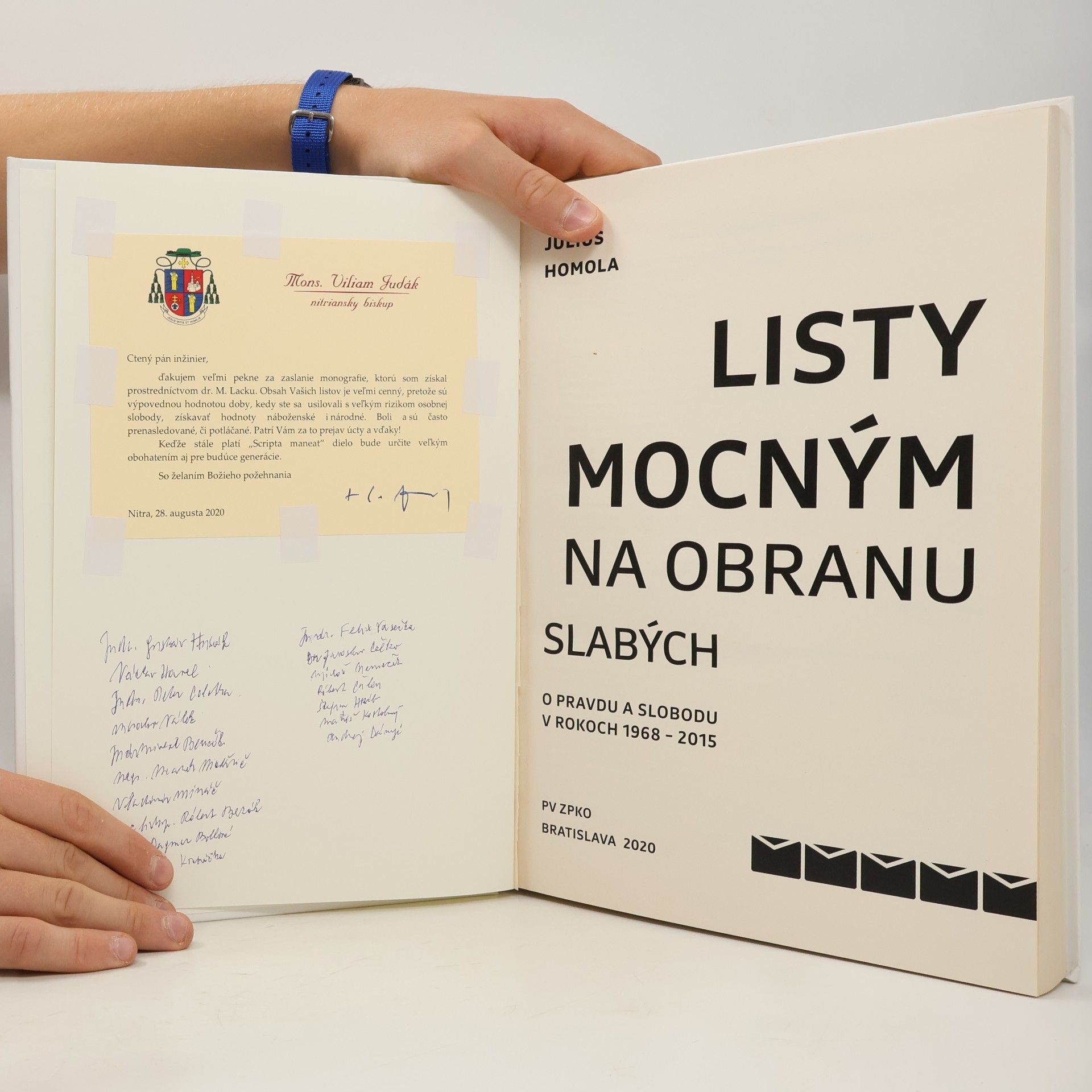 Július Homola Listy mocným na obranu slabých