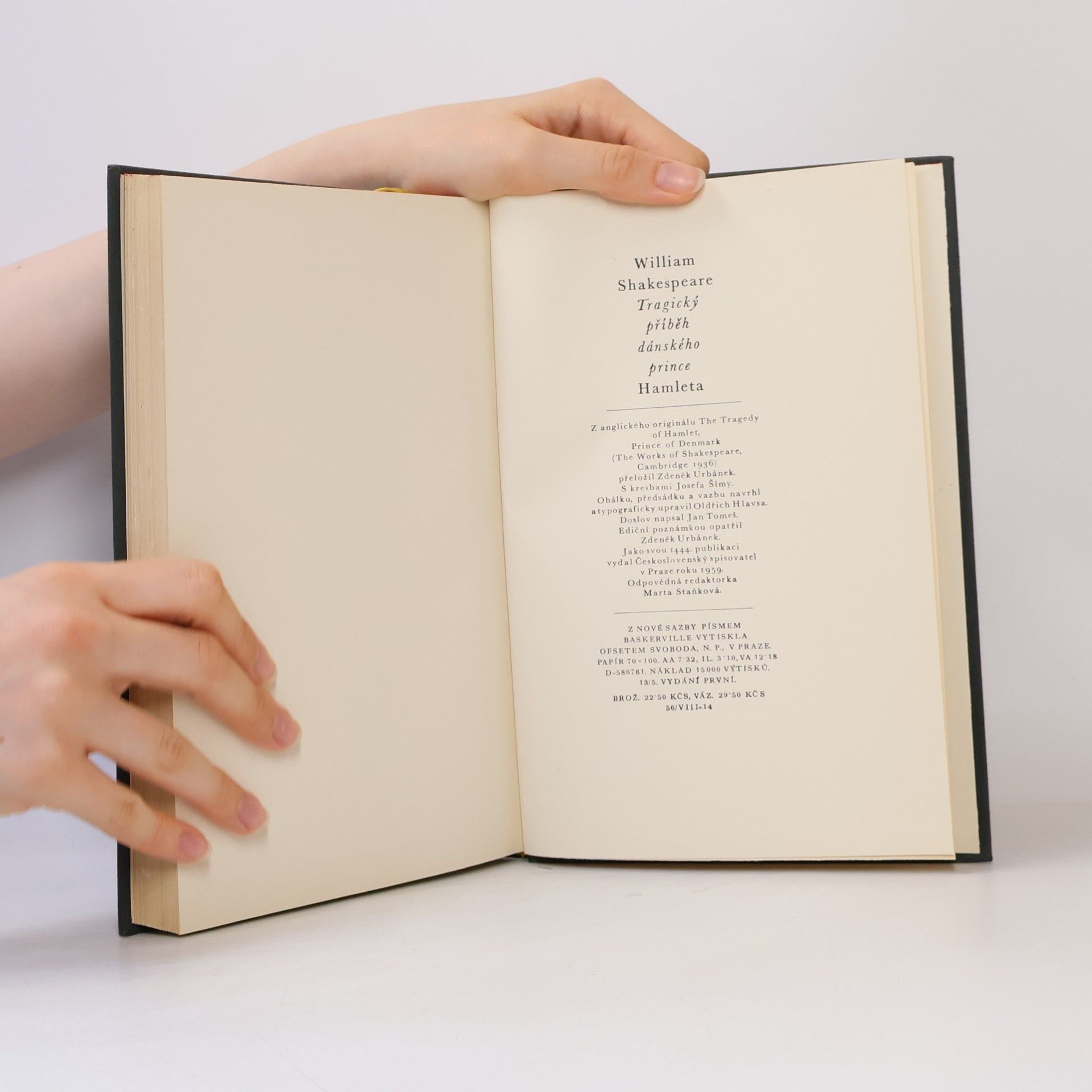 William Shakespeare Tragický příběh dánského prince Hamleta