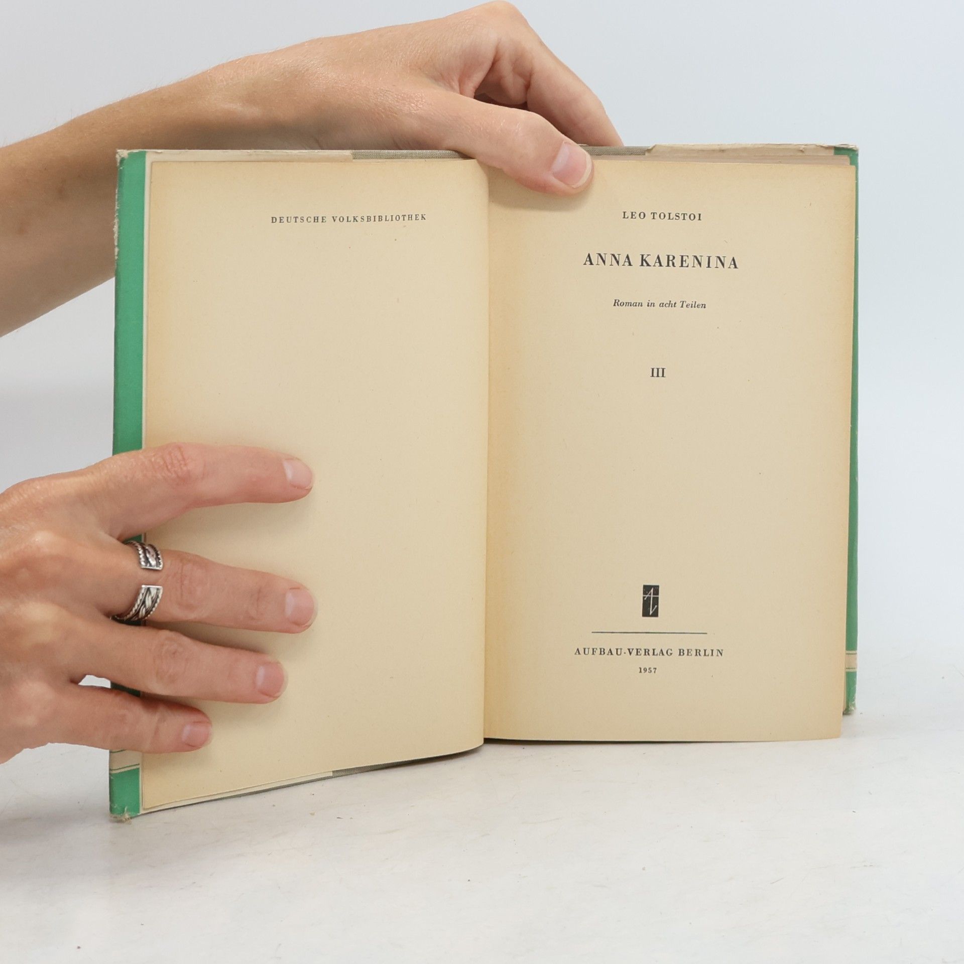 Lew Nikolajewitsch Tolstoi Anna Karenina III.