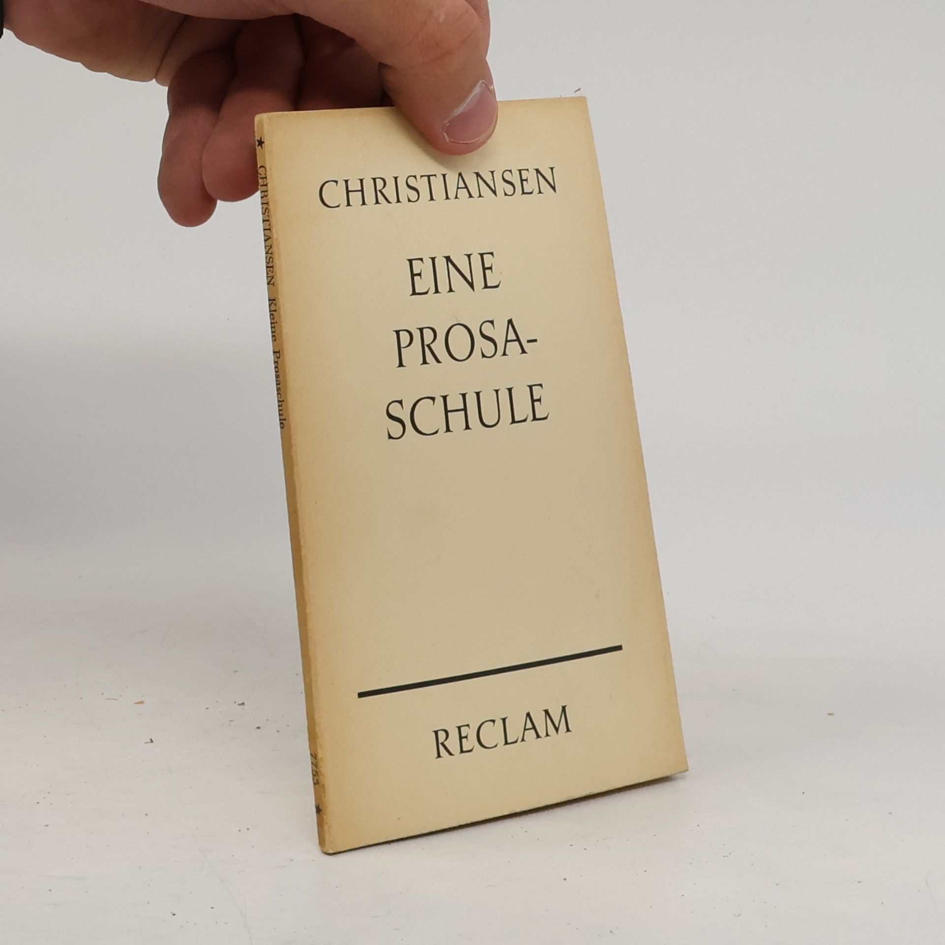 Broder Christiansen Eine Prosaschule