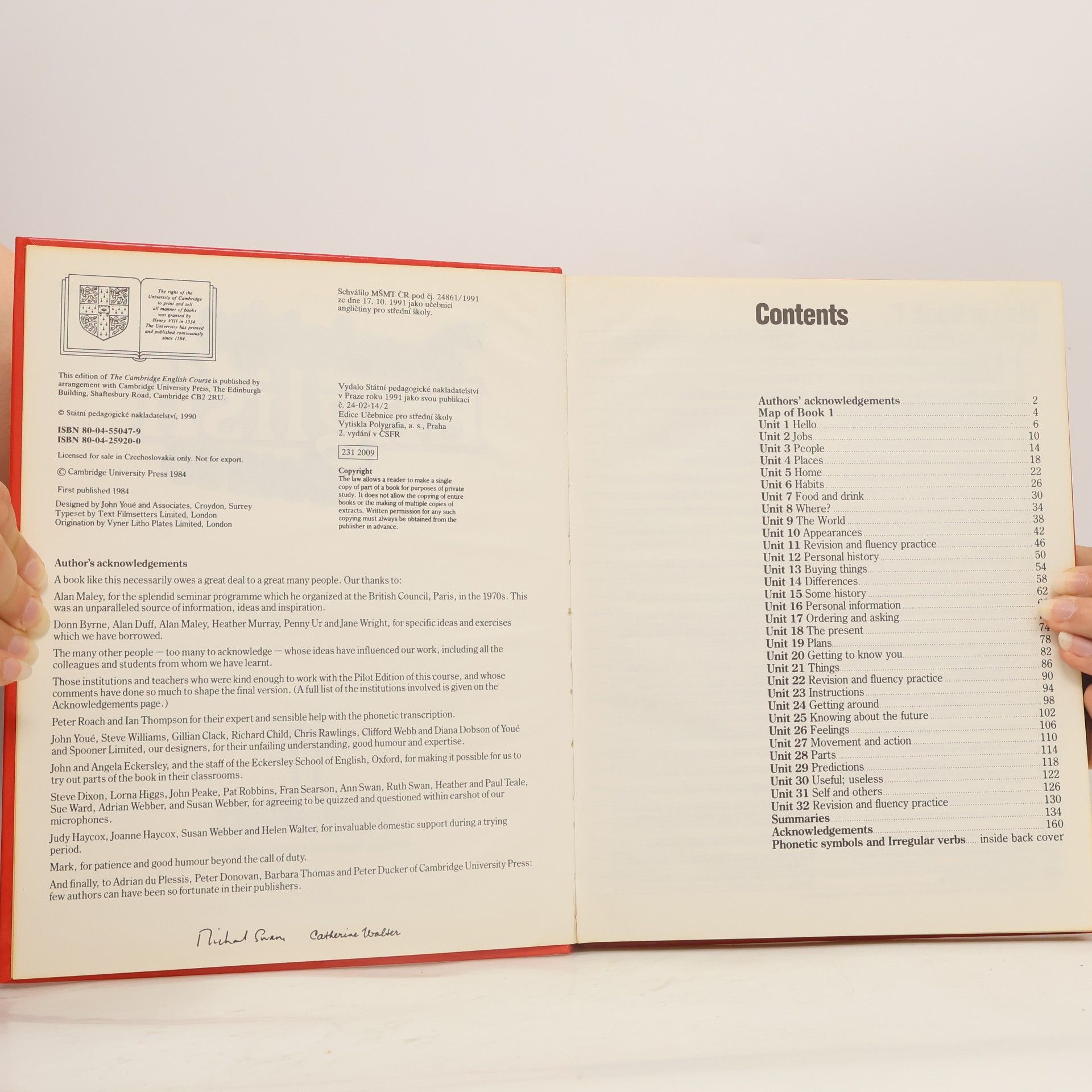 Catherine Walter The Cambridge English Course. Student's Book 1