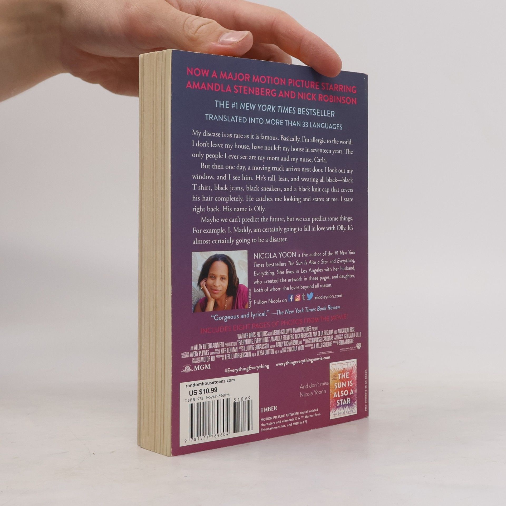 Nicola Yoon Everything, Everything Movie Tie-in Edition