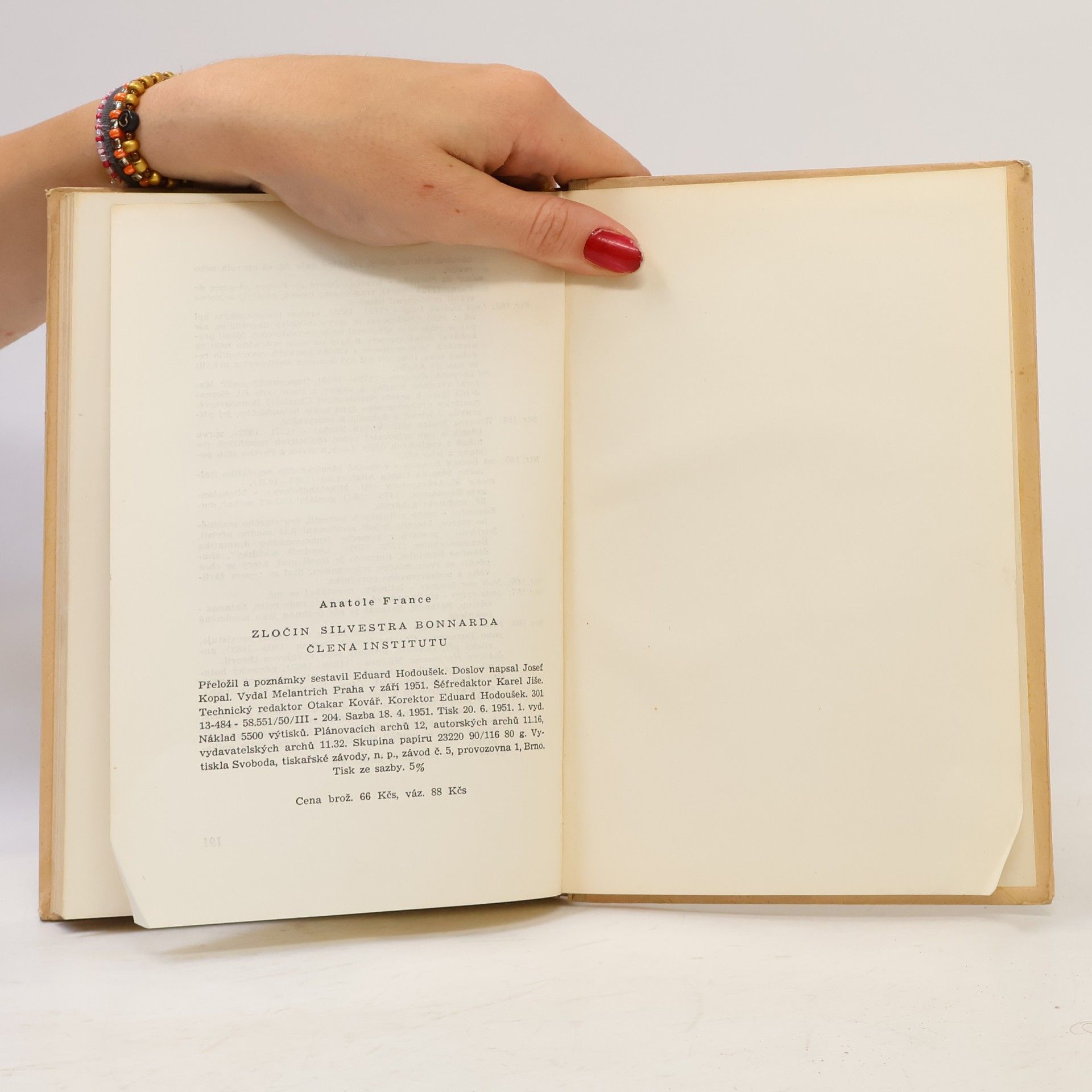 Anatole France Zločin Silvestra Bonnarda, člena Institutu
