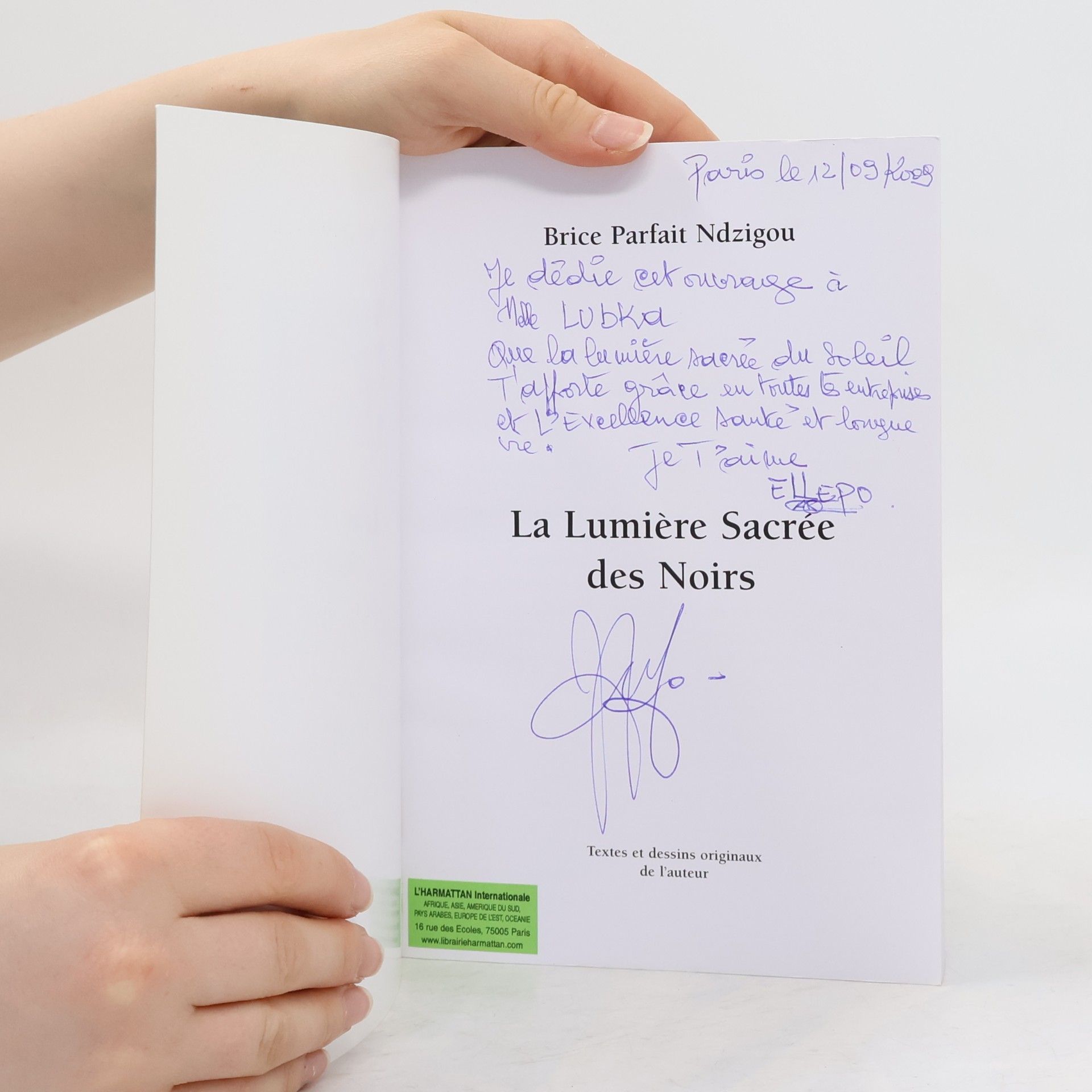 Brice Parfait Ndzigou La lumière sacrée des noirs