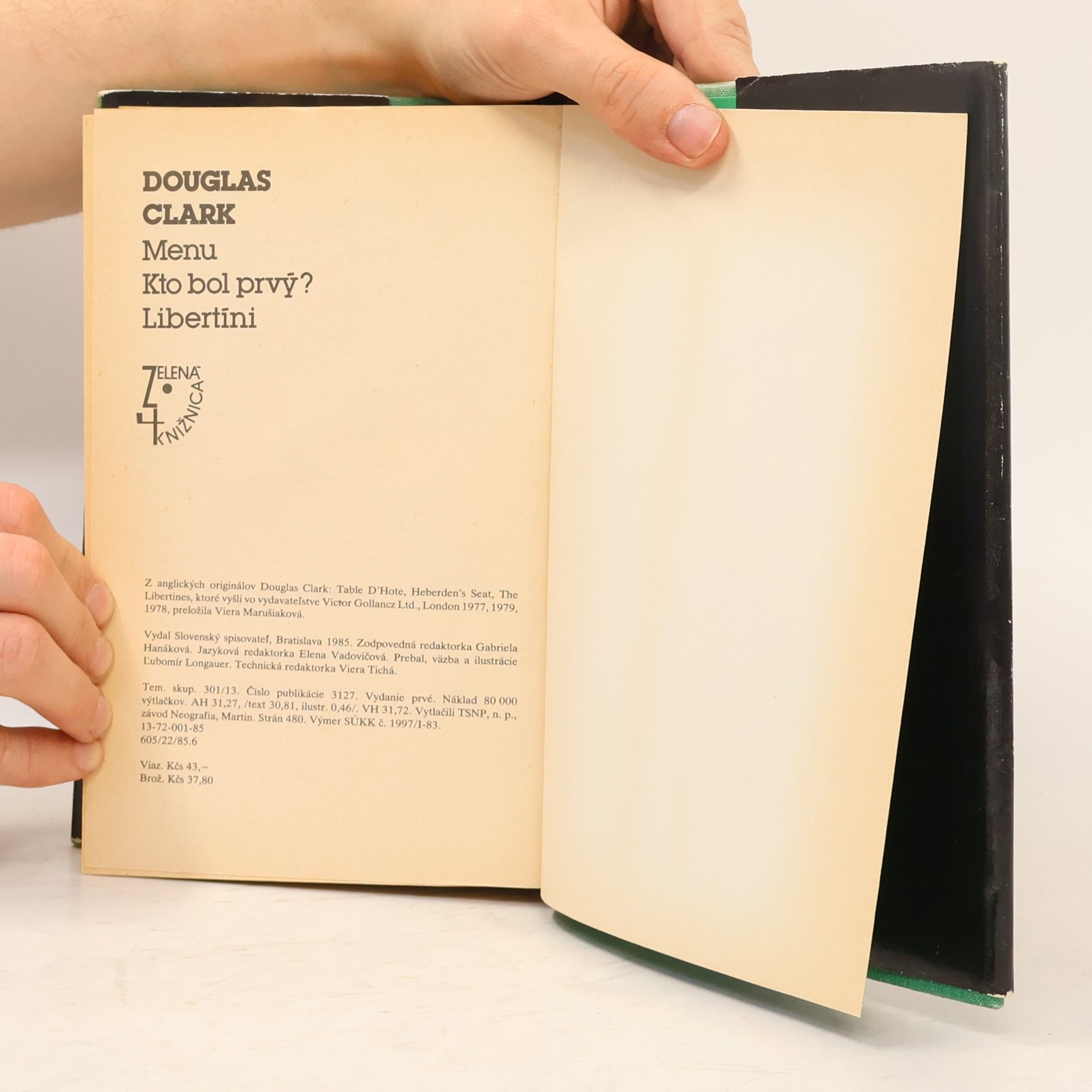 Douglas Clark Menu. Kto bol prvý? Libertíni