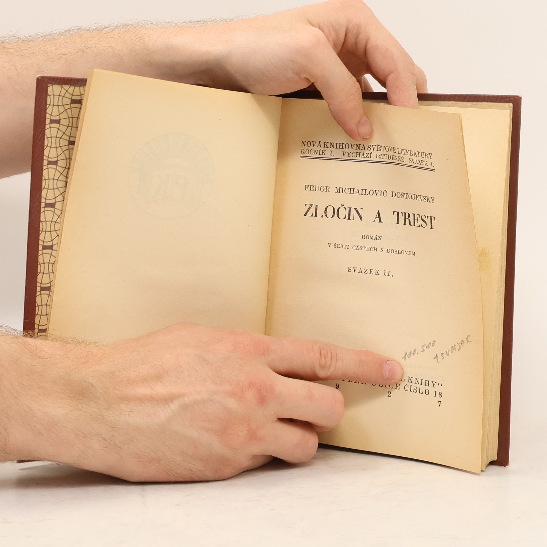 Fjodor Michailowitsch Dostojewski Zločin a trest II.