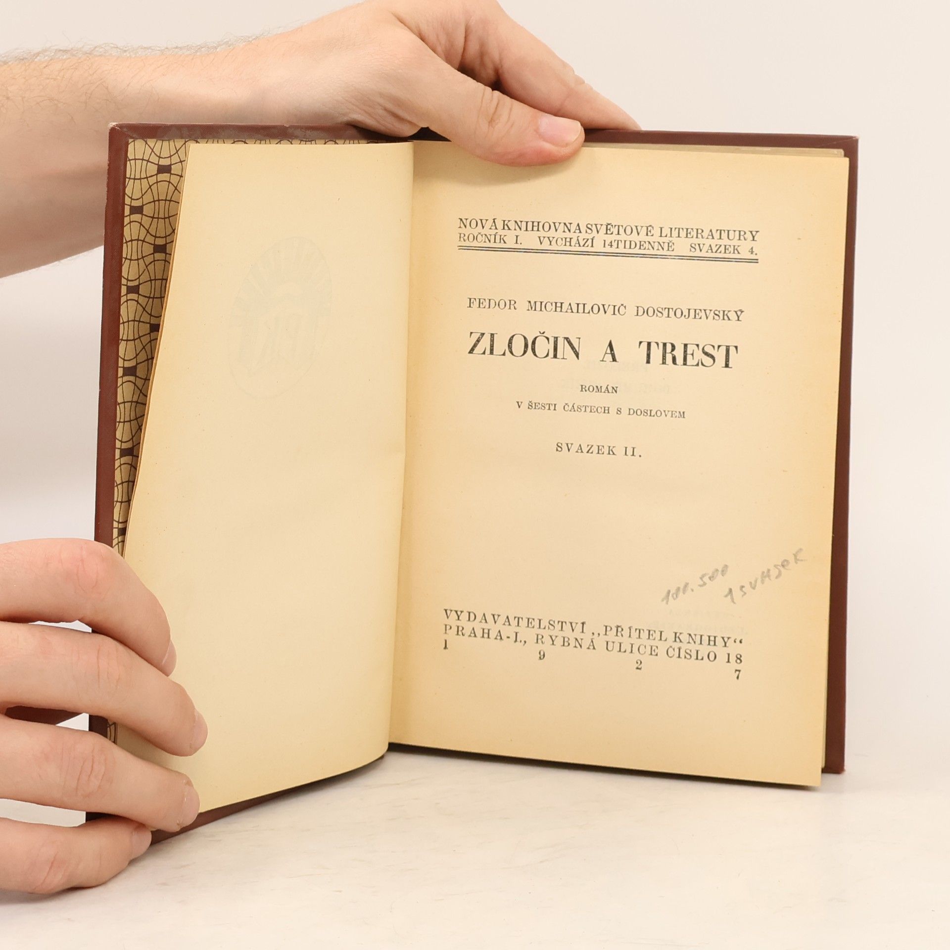 Fjodor Michailowitsch Dostojewski Zločin a trest II.
