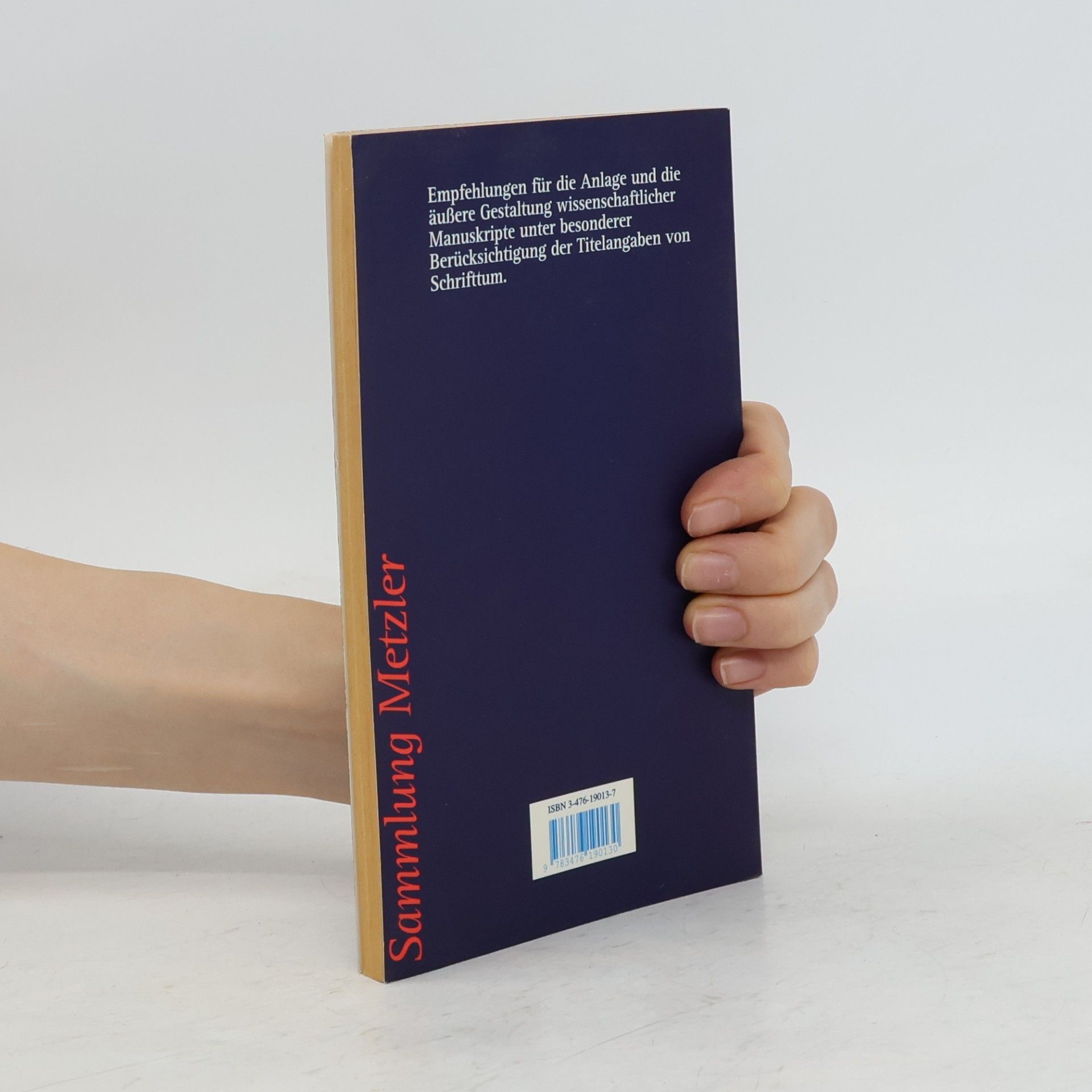 Georg Bangen Die schriftliche Form germanistischer Arbeiten