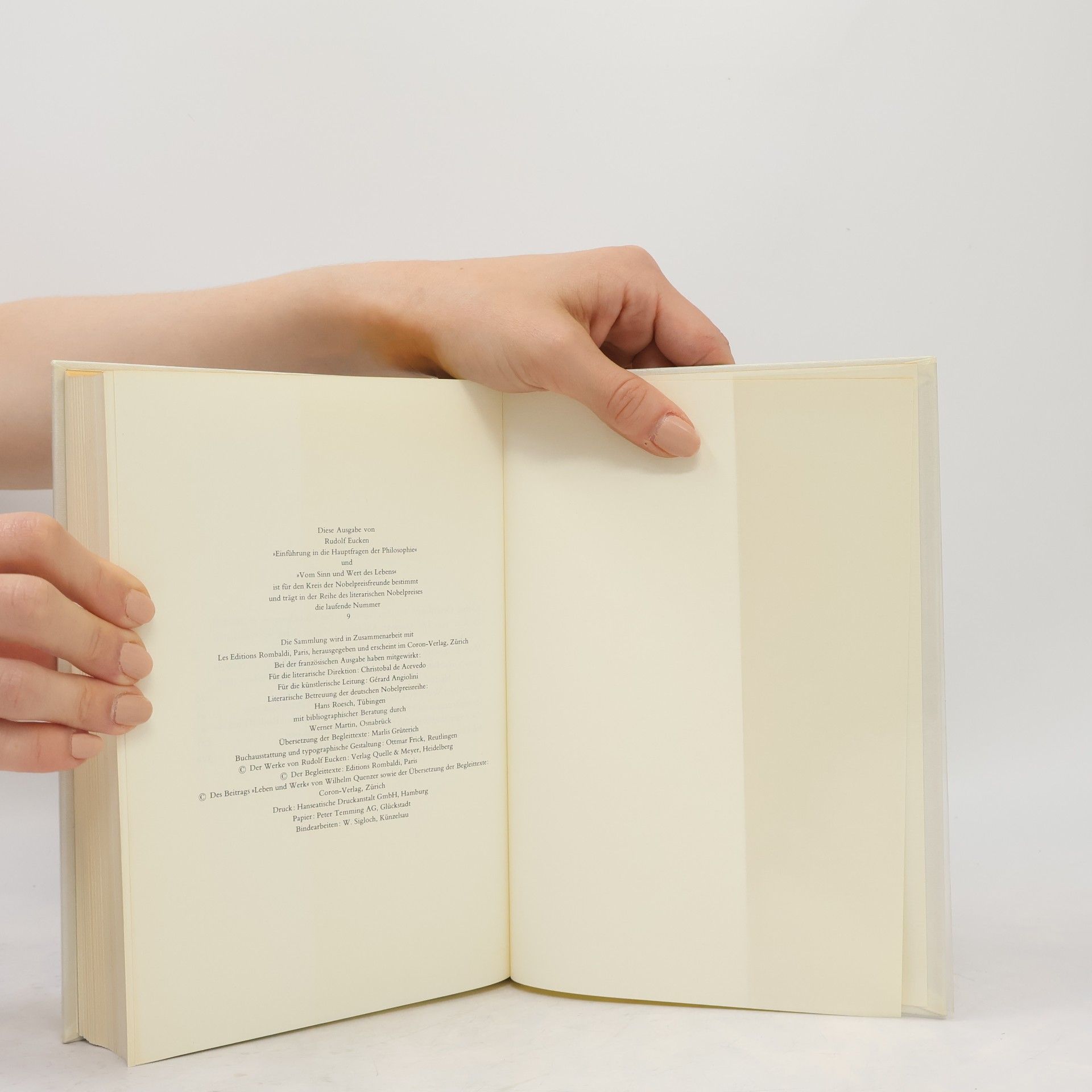 Rudolg Eucken Philosophische Schriften