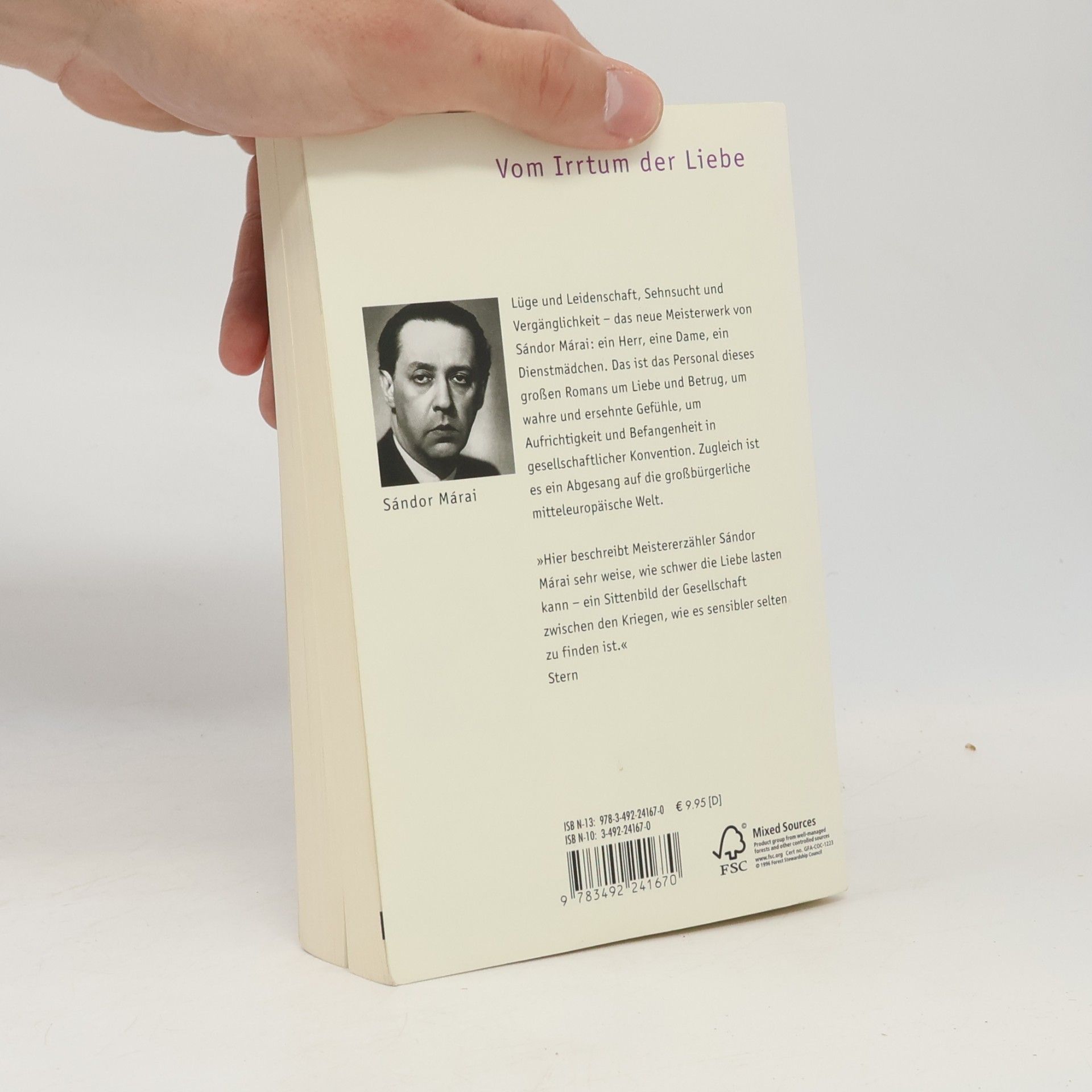 Sándor Márai Wandlungen einer Ehe