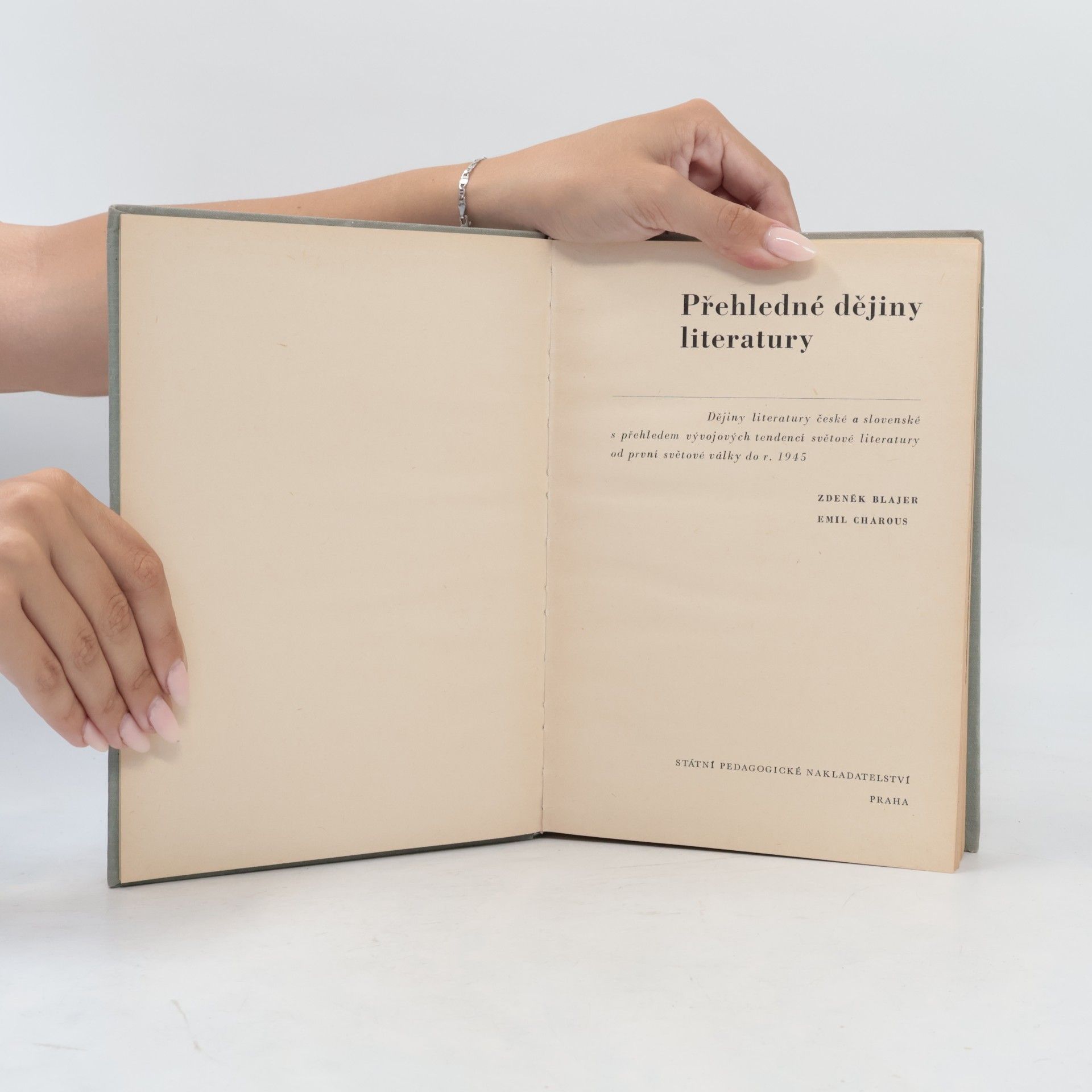 Zdeněk Blajer Přehledné dějiny literatury