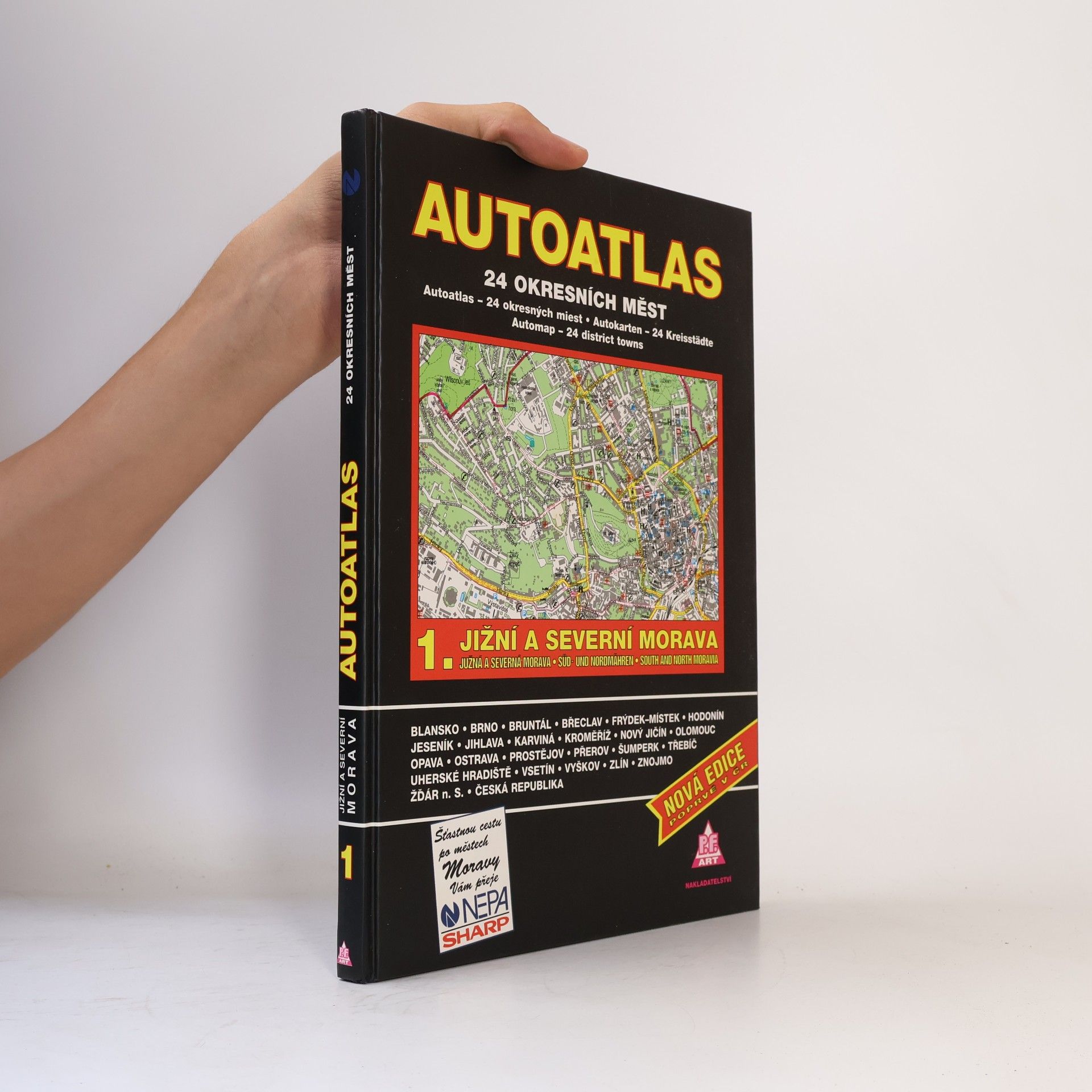 AA.VV. Autoatlas 1, Jižní a Severní Morava Jižní a Severní Morava