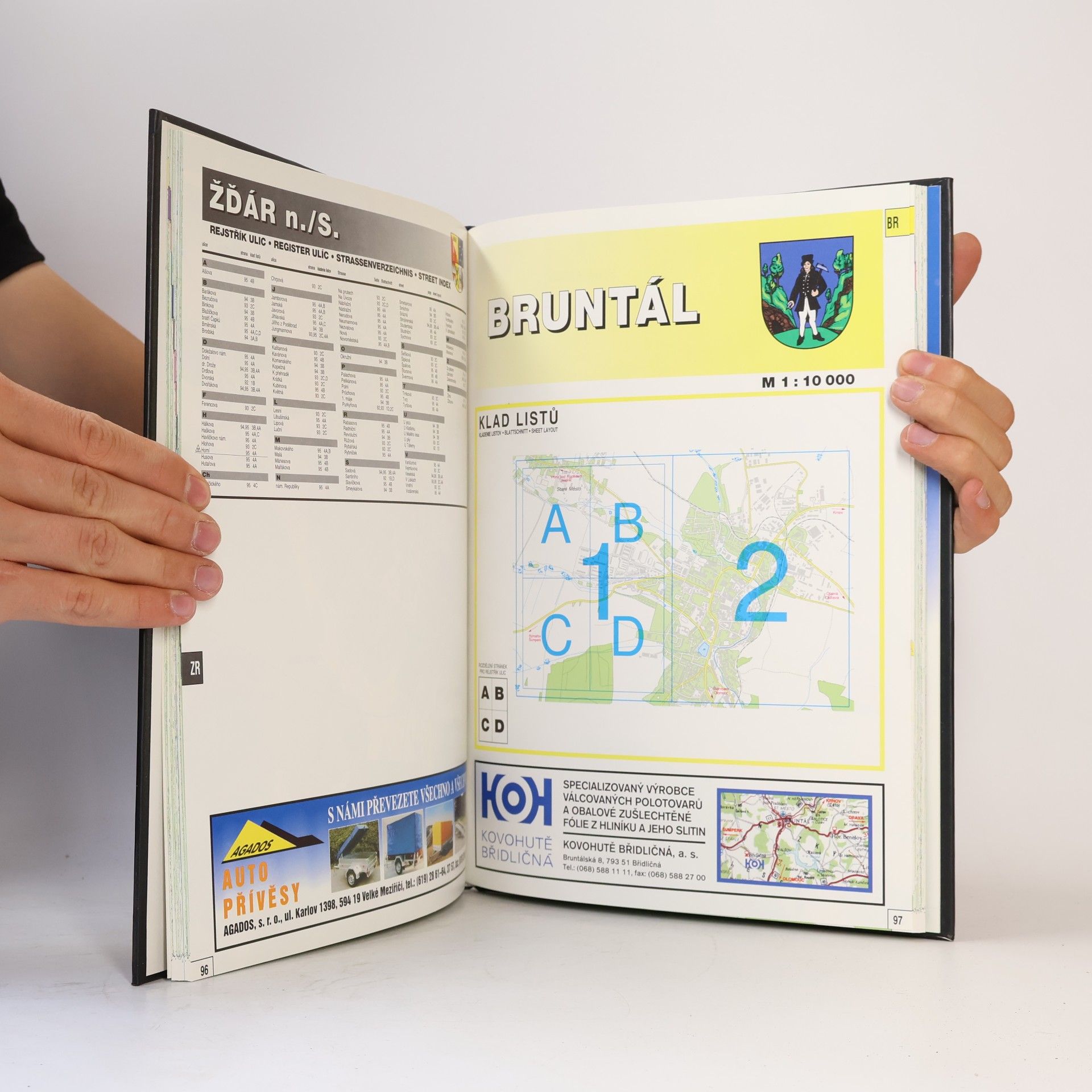 AA.VV. Autoatlas 1, Jižní a Severní Morava Jižní a Severní Morava
