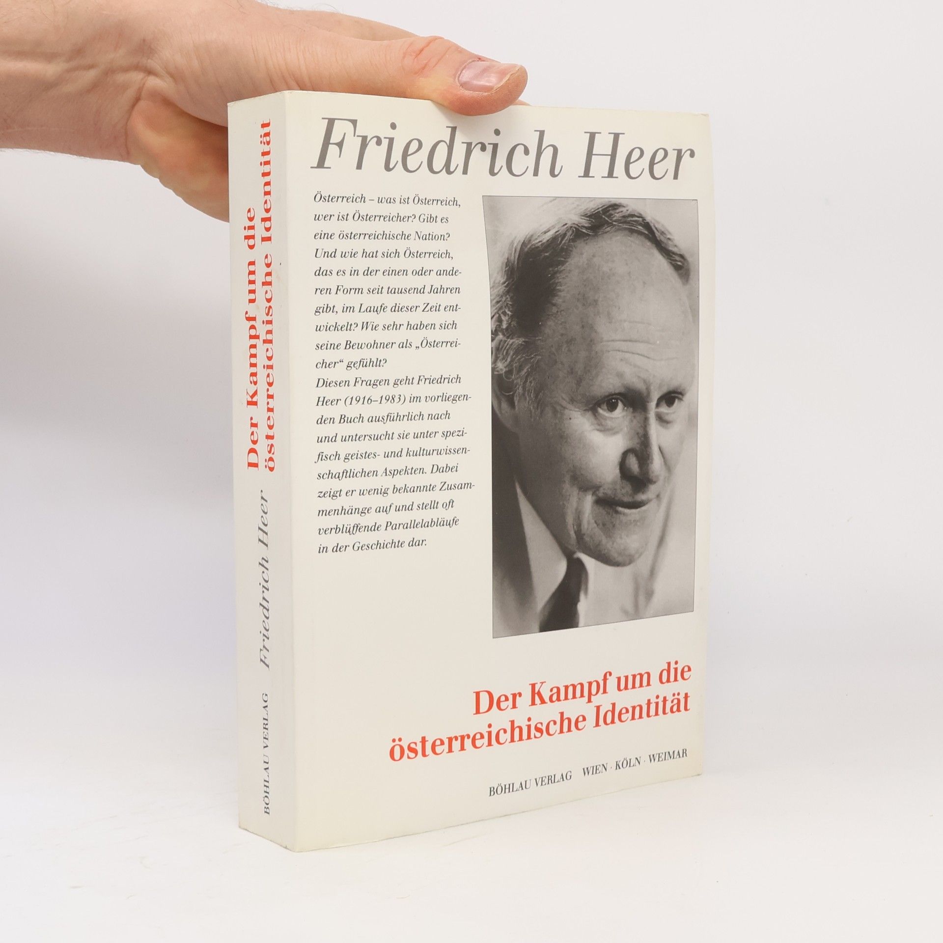 Friedrich Heer Der Kampf um die österreichische Identität