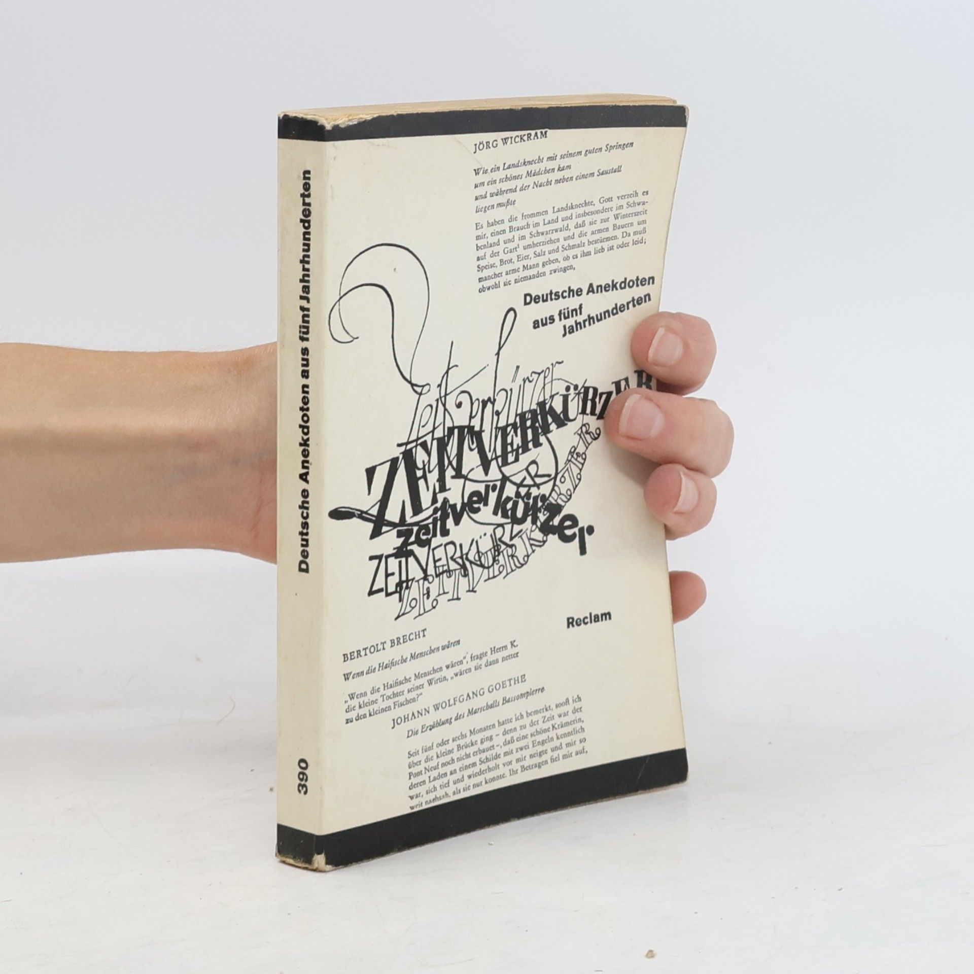 Autorenkollektiv Zeitverkürzer. Deutsche Anekdoten aus fünf Jahrhunderten