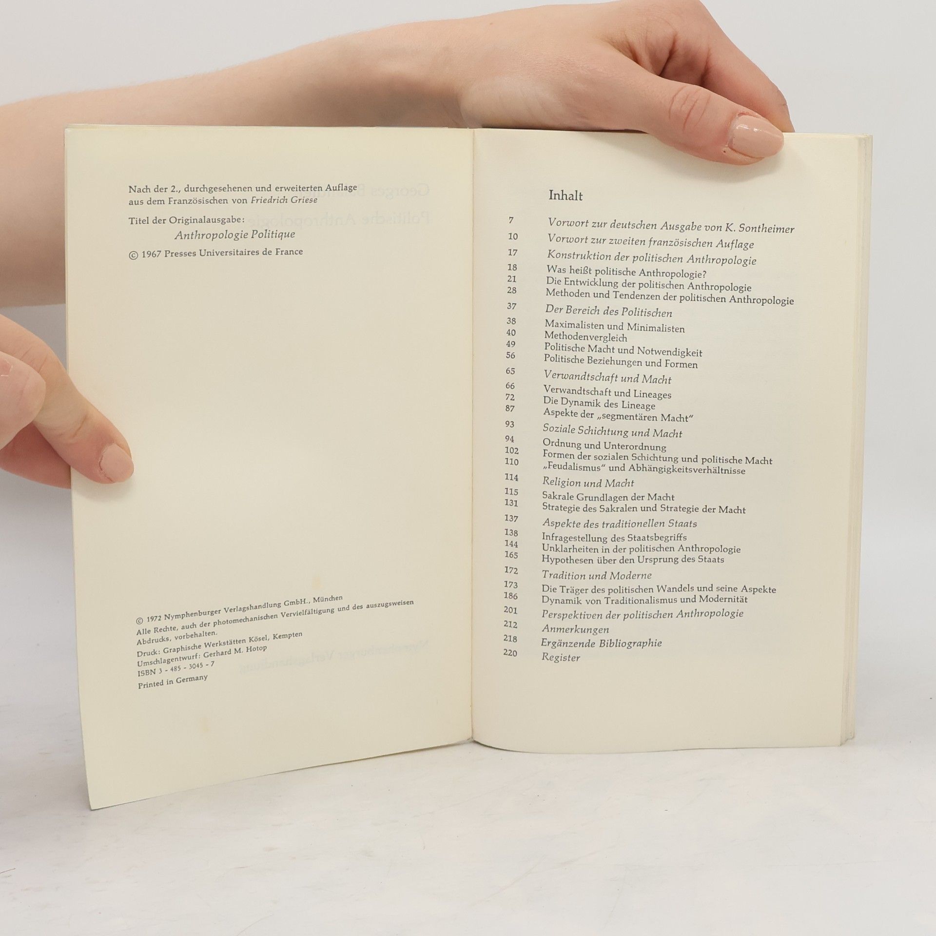 Georges Balandier Politische Anthropologie