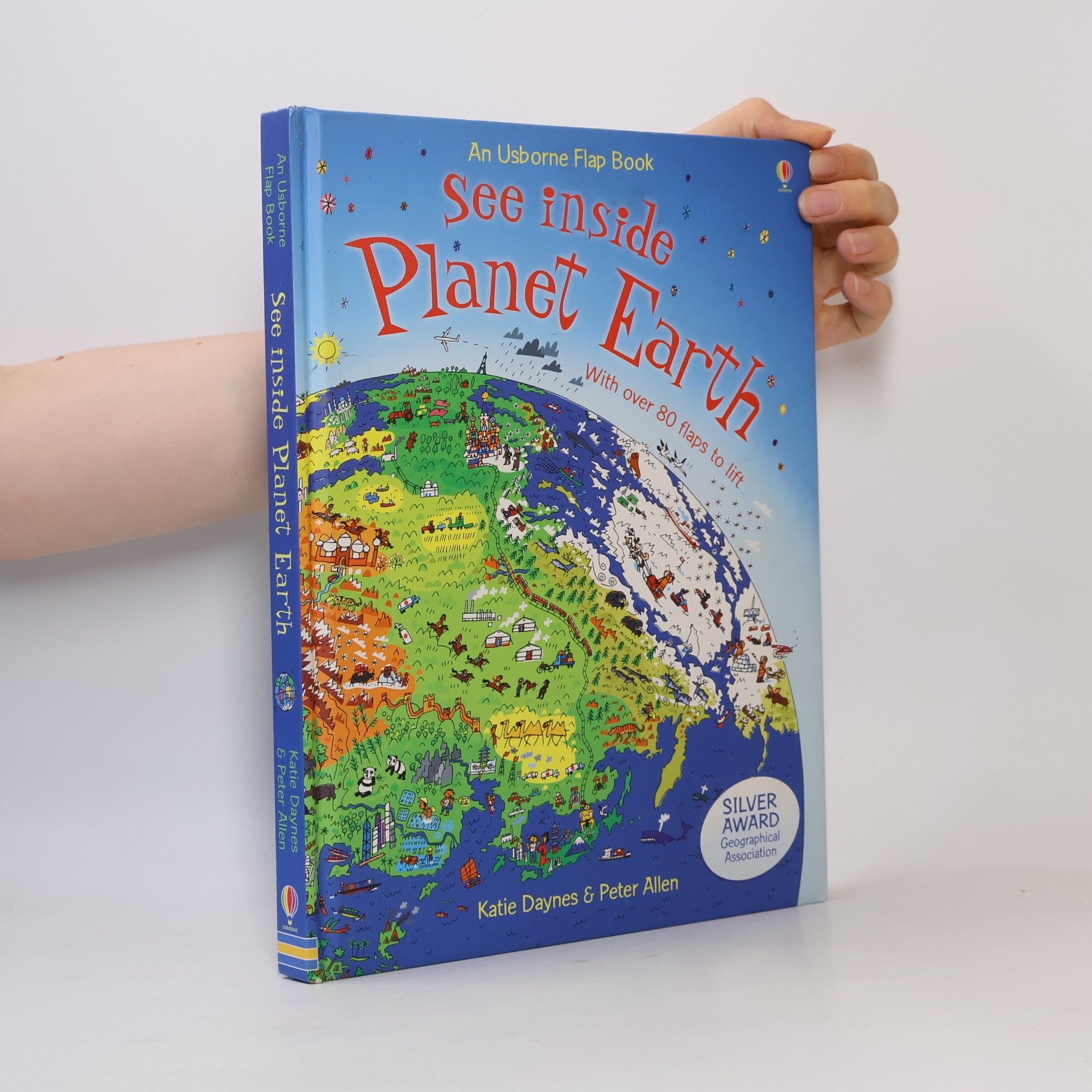 Katie Daynes An Usborne flap book see inside planet Earth : with over 80 flaps to lift