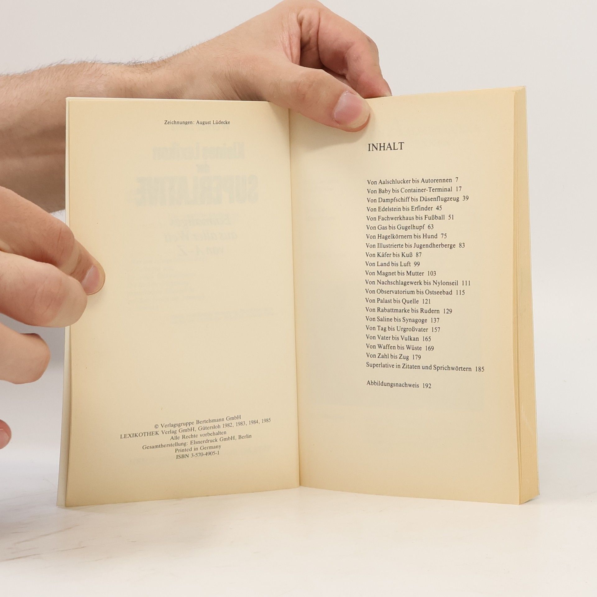 Werner Lenz Kleines Lexikon der Superlative