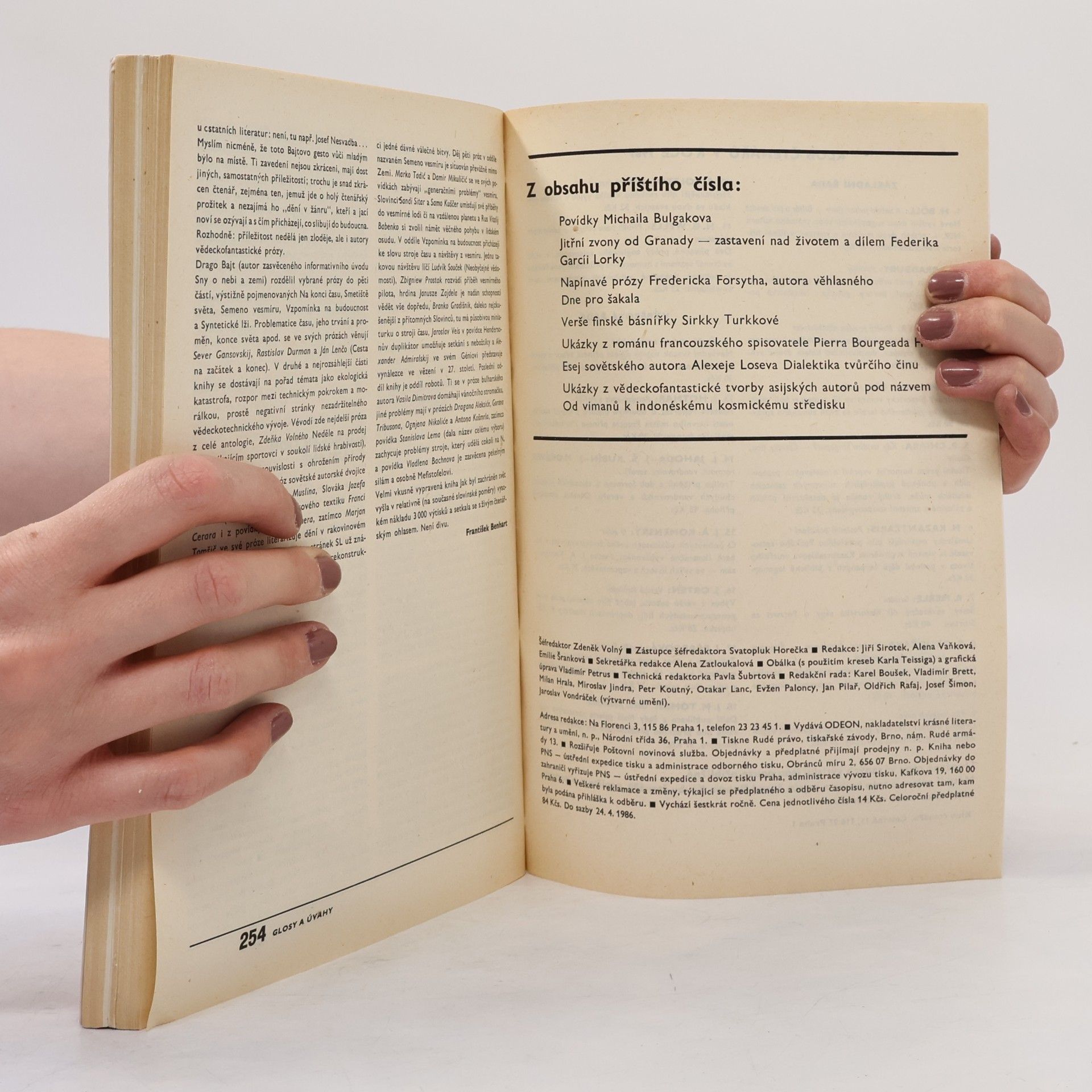 Autores varios Světová literatura 5/86