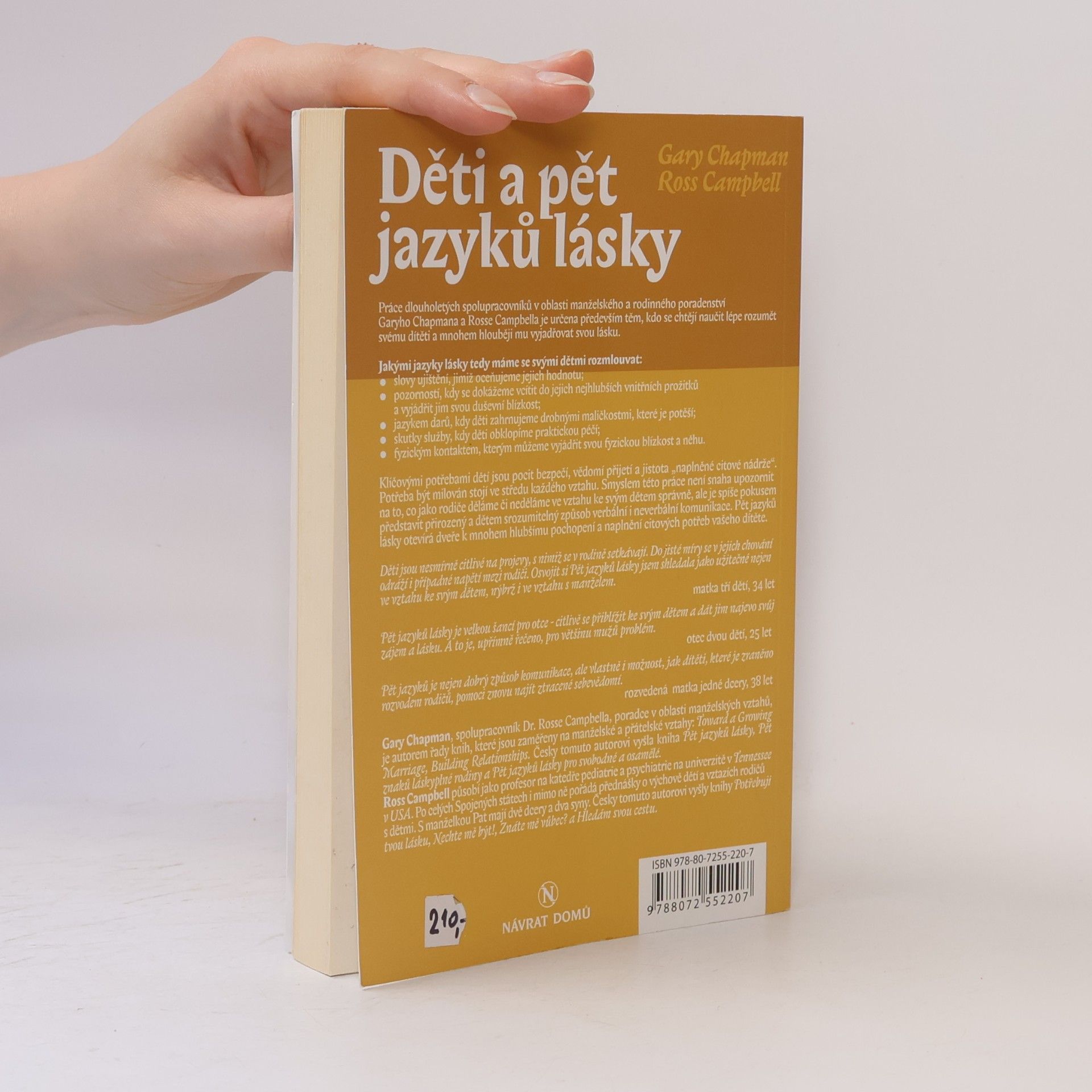 Gary Chapman Děti a pět jazyků lásky