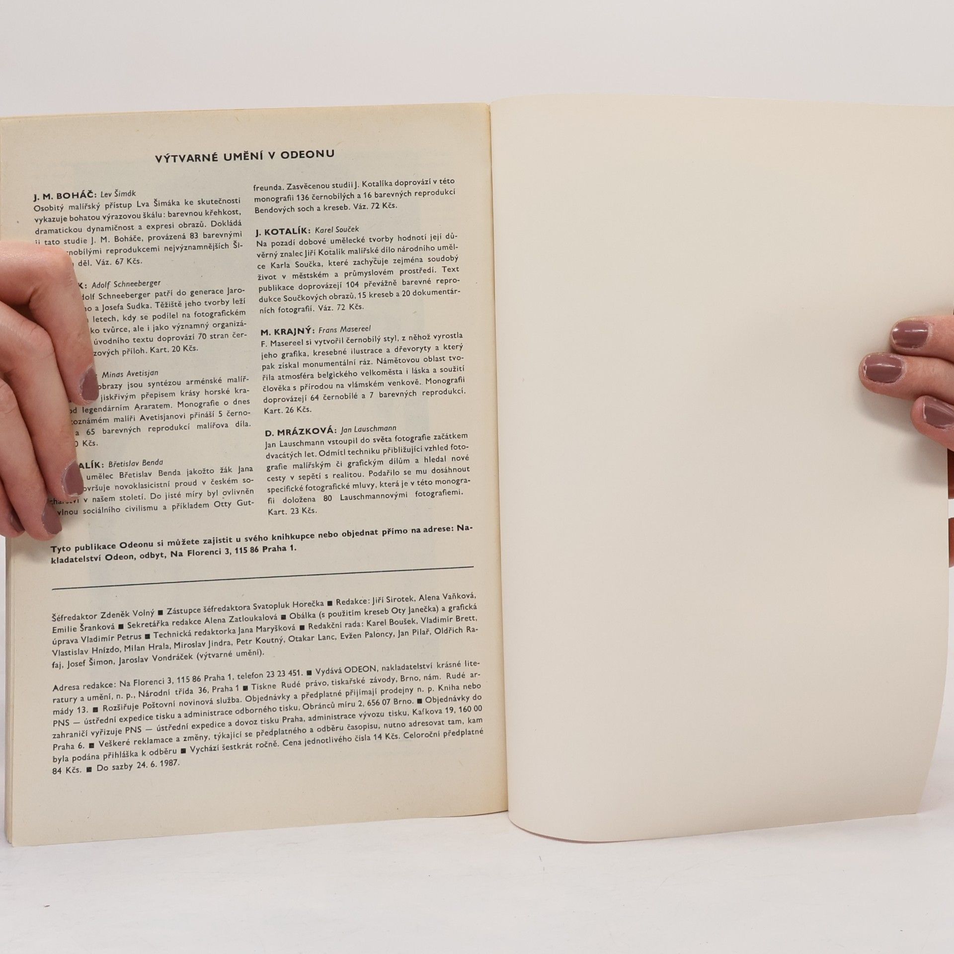 Autores varios Světová literatura 6/87