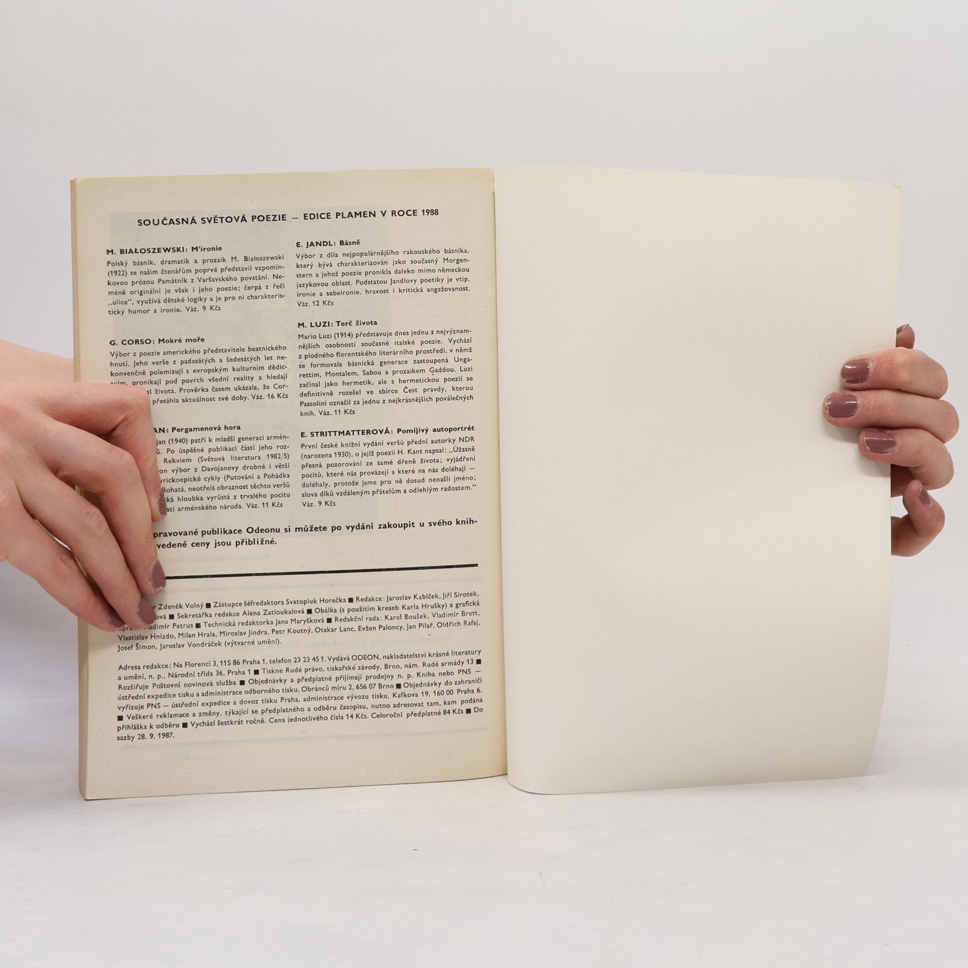 Autorenkollektiv Světová literatura 1/88