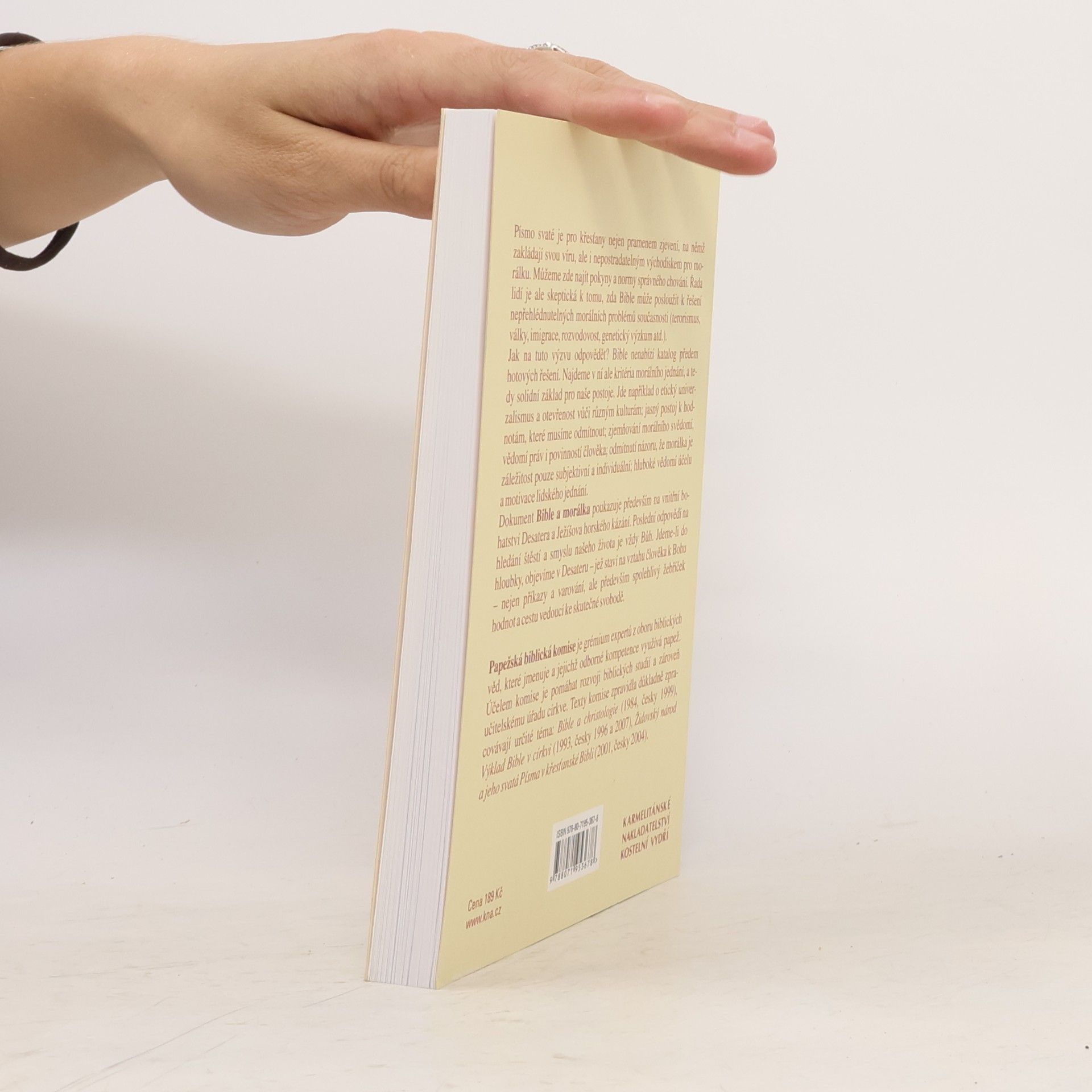 Papežská biblická komise Bible a morálka