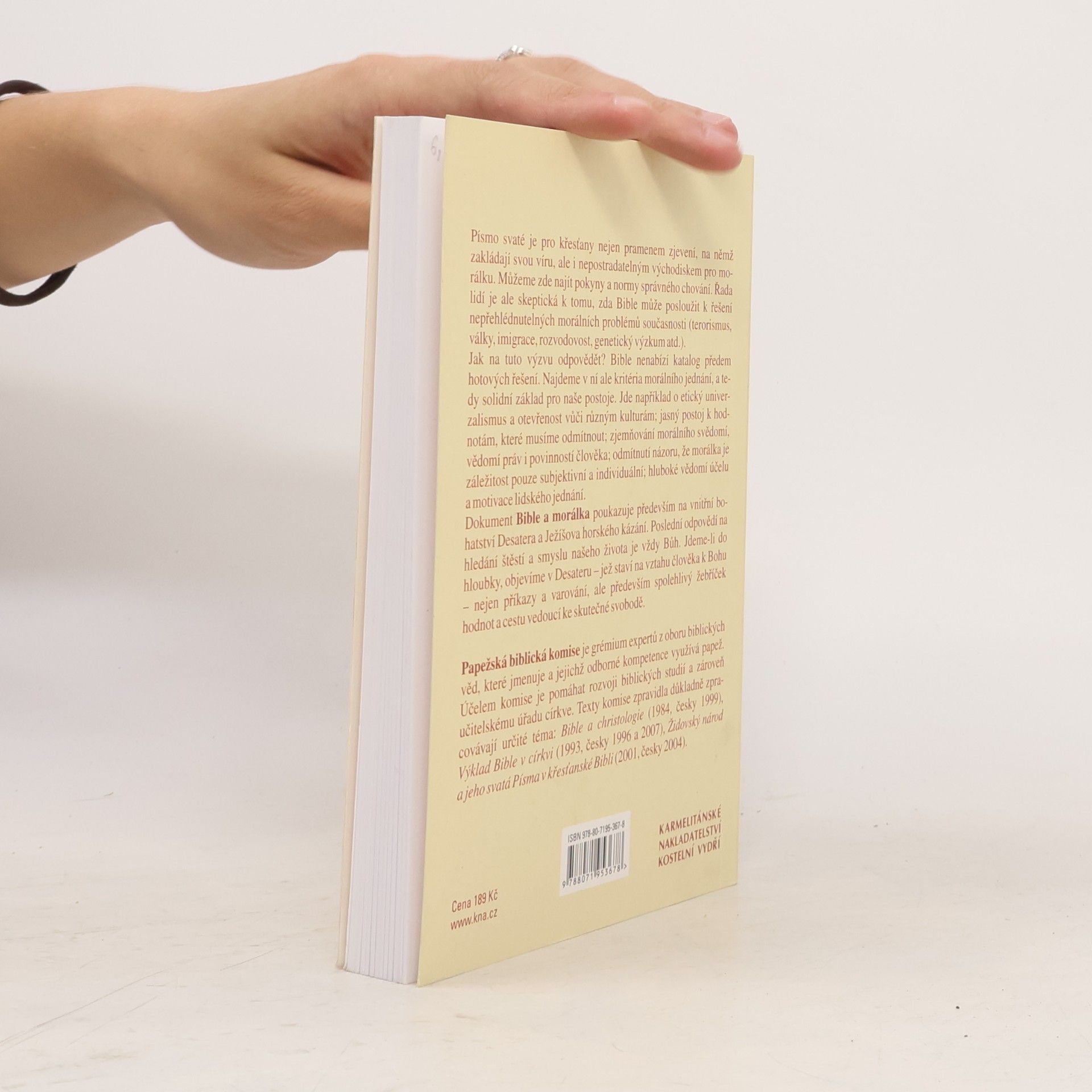 Papežská biblická komise Bible a morálka