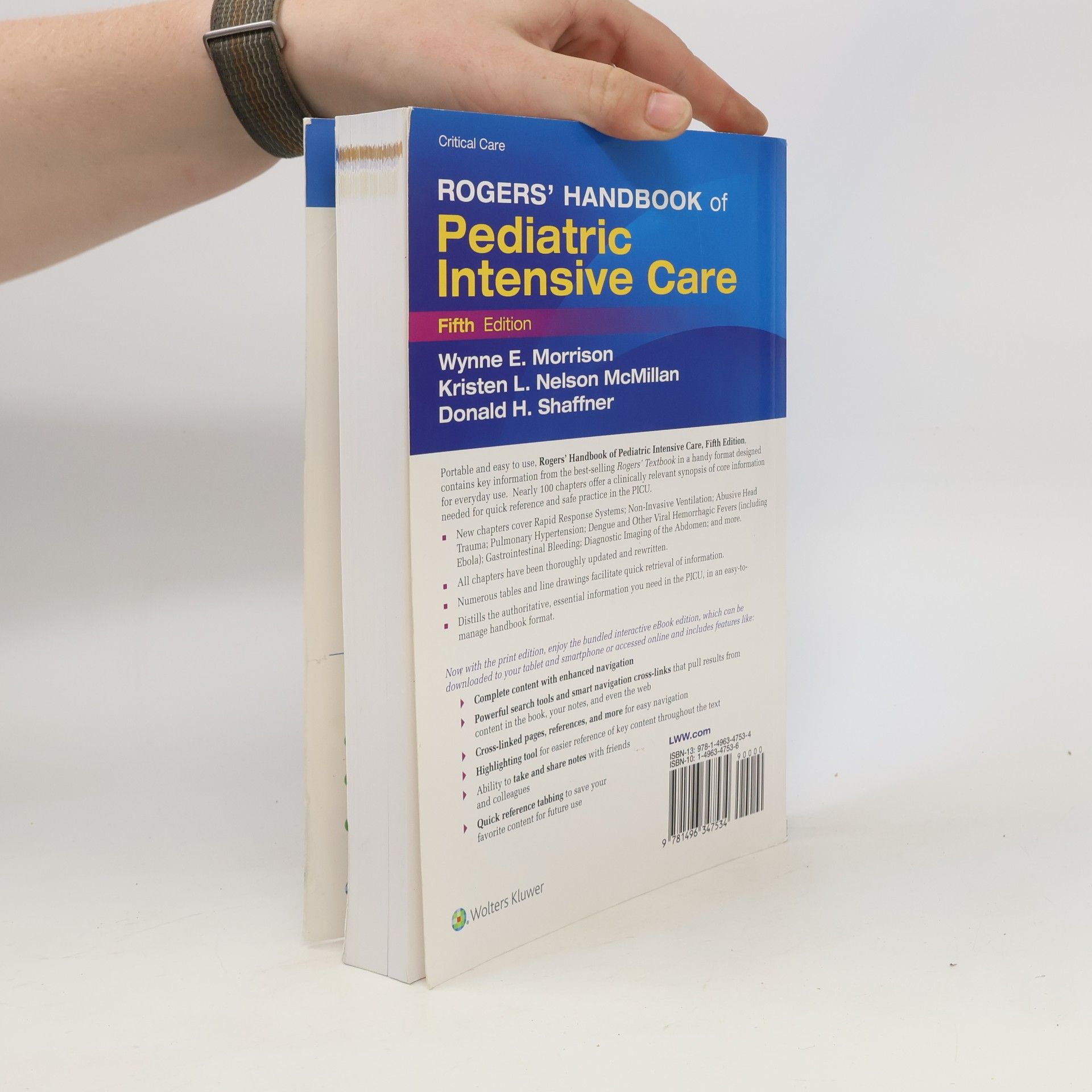 Wynne Morrison Rogers' handbook of pediatric intensive care