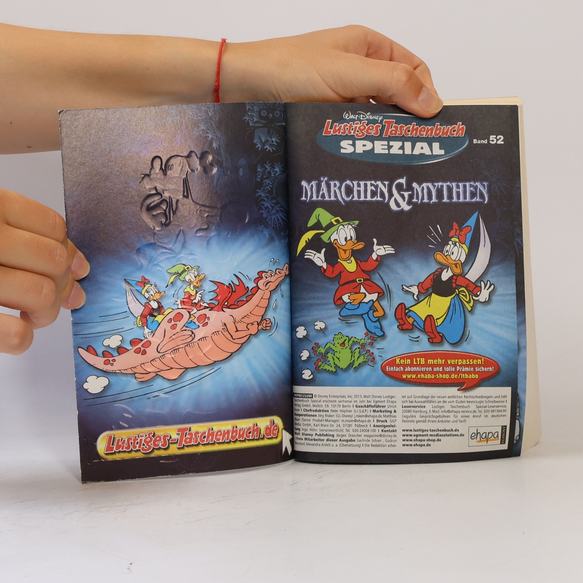 Walt Disney Lustiges Taschenbuch Spezial 52. Marchen und Mythen