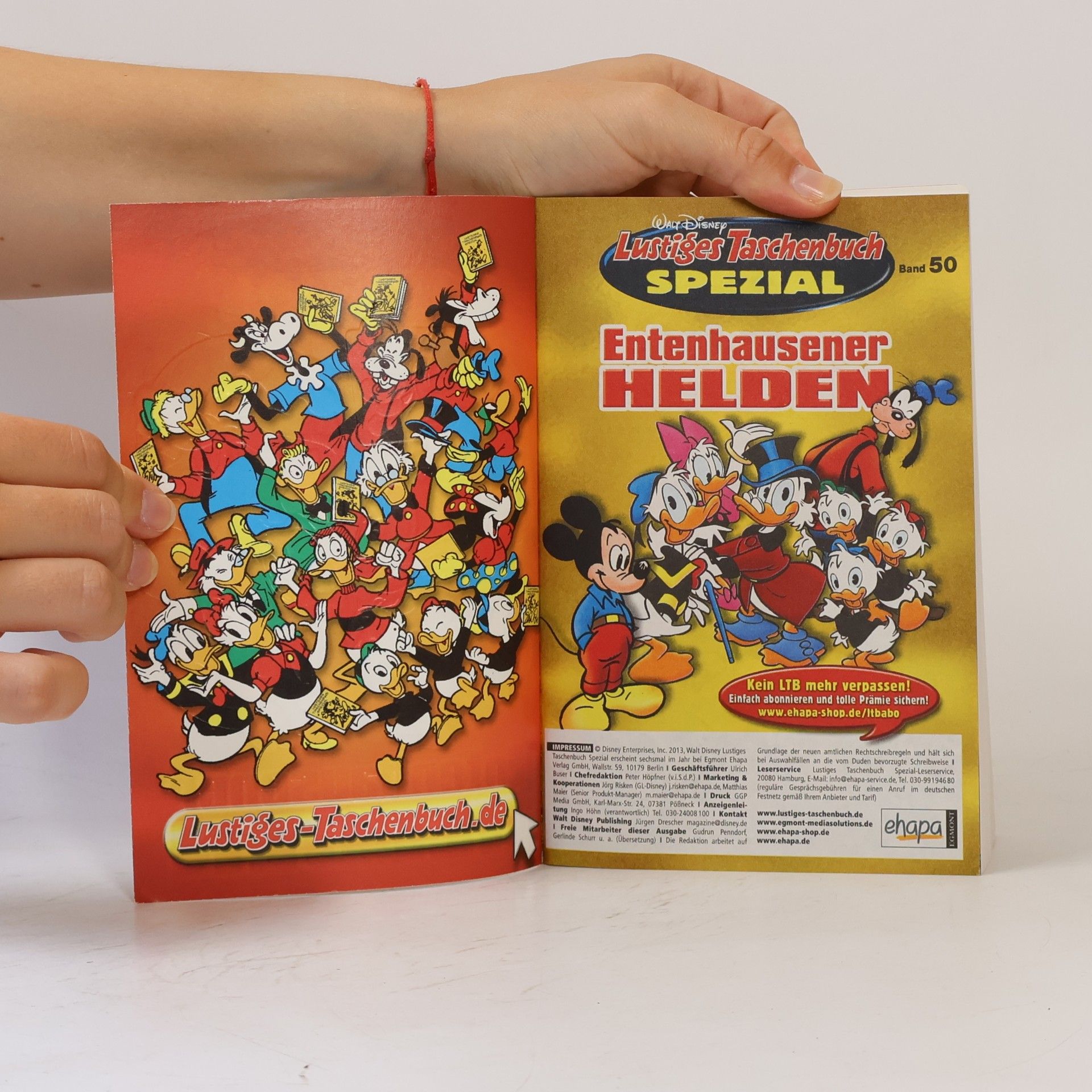 Walt Disney Lustiges Taschenbuch Spezial 50. Entenhausener Helden
