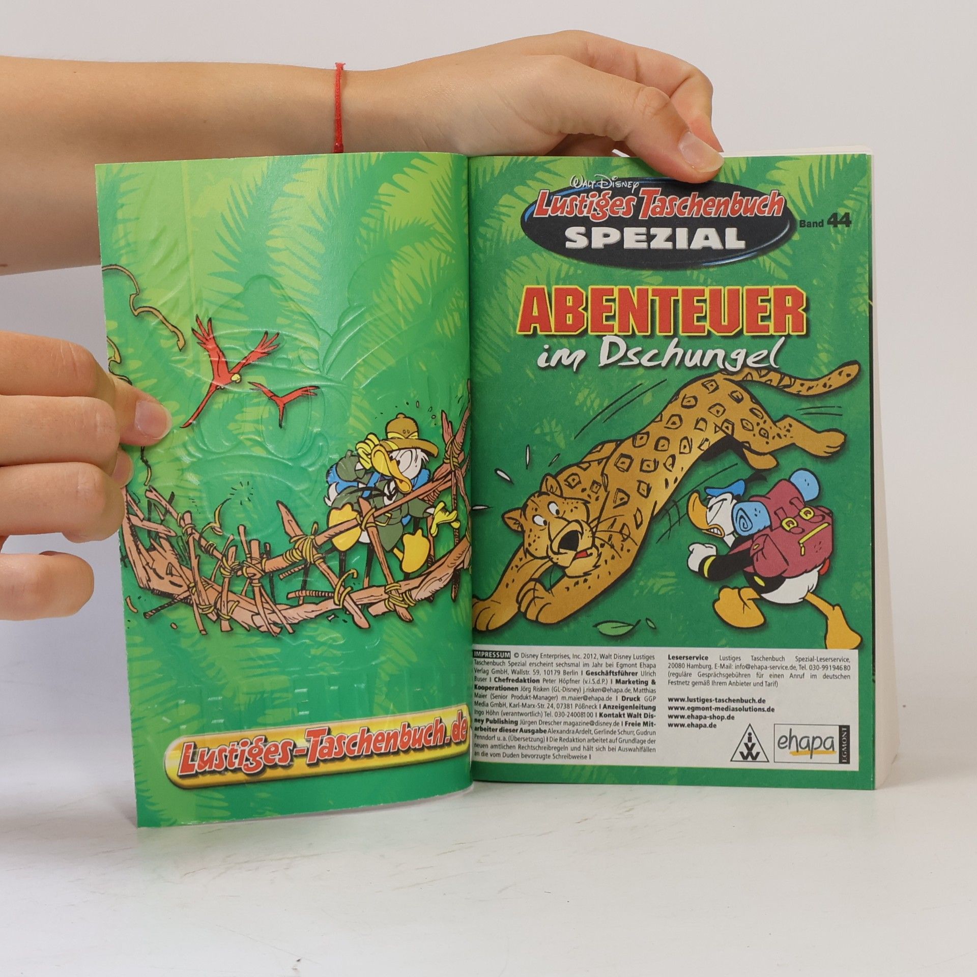 Walt Disney Lustiges Taschenbuch Spezial 44. Abenteuer im Dschungel