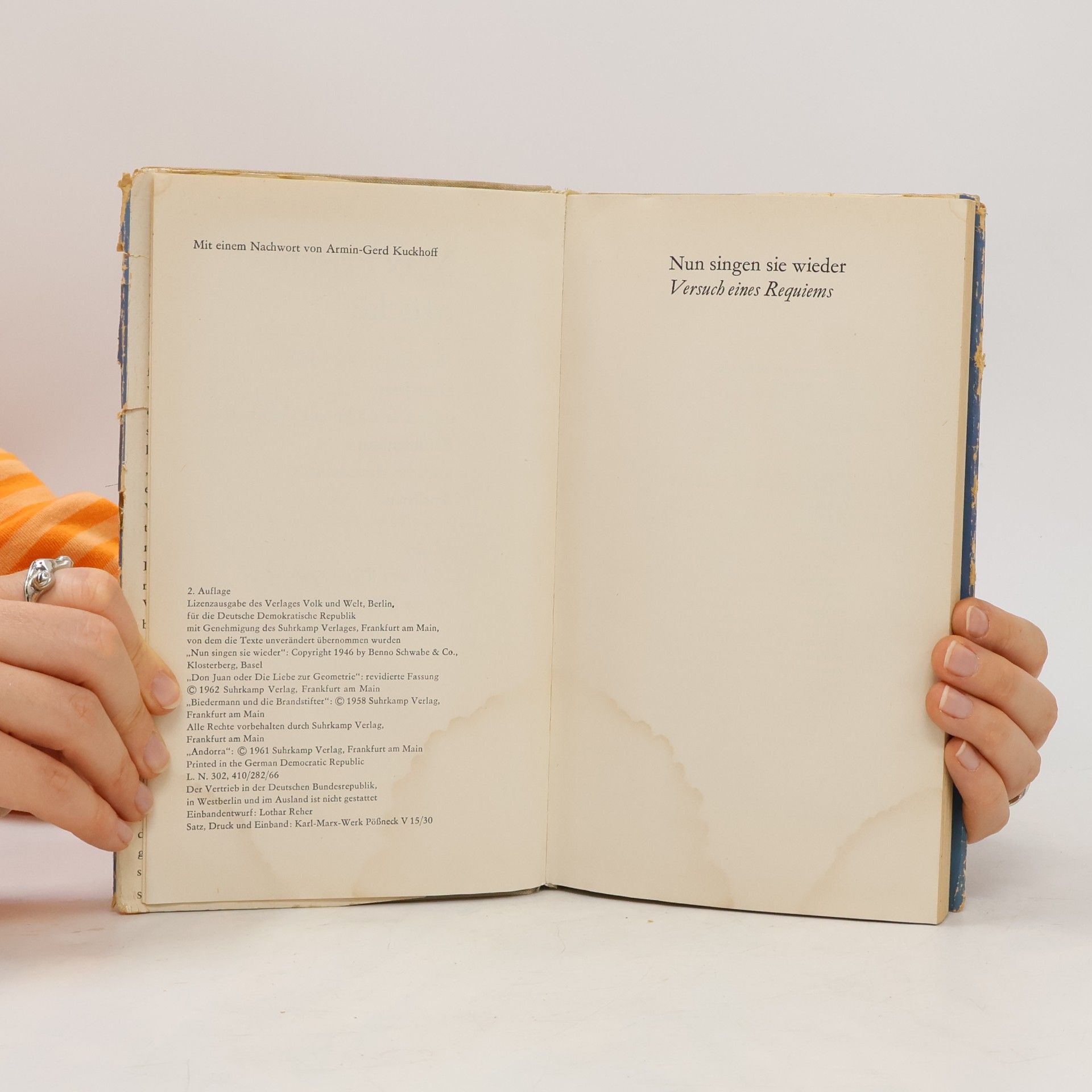 Max Frisch Stücke