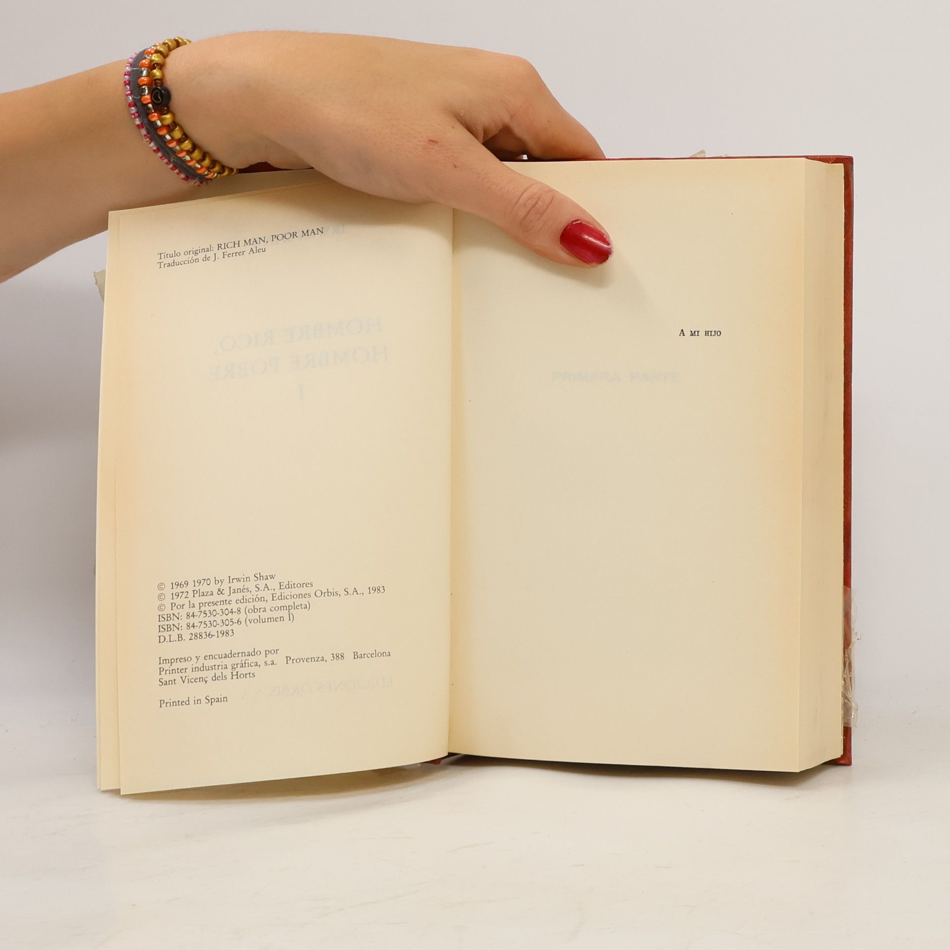 Irwin Shaw Biblioteca Grandes Éxitos: Hombre rico, hombre pobre, tomo 1