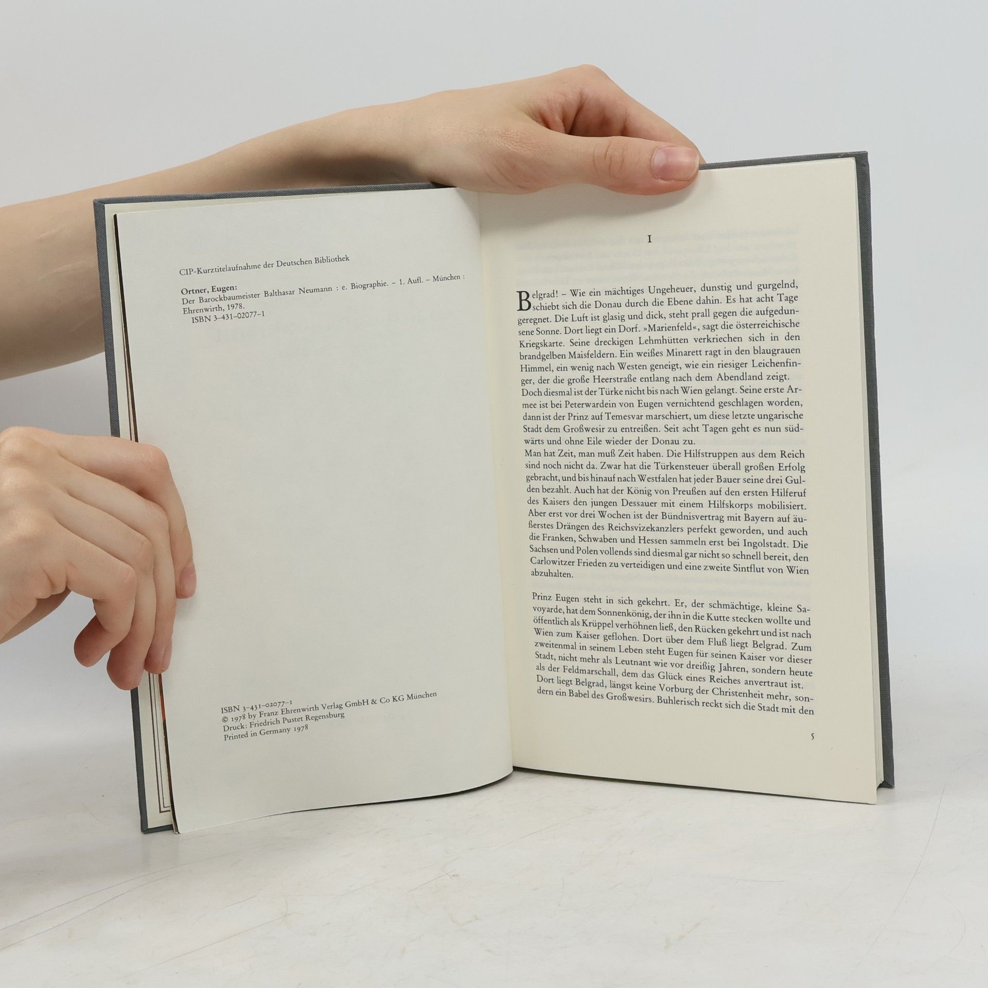 Eugen Ortner Der Barockbaumeister Balthasar Neumann
