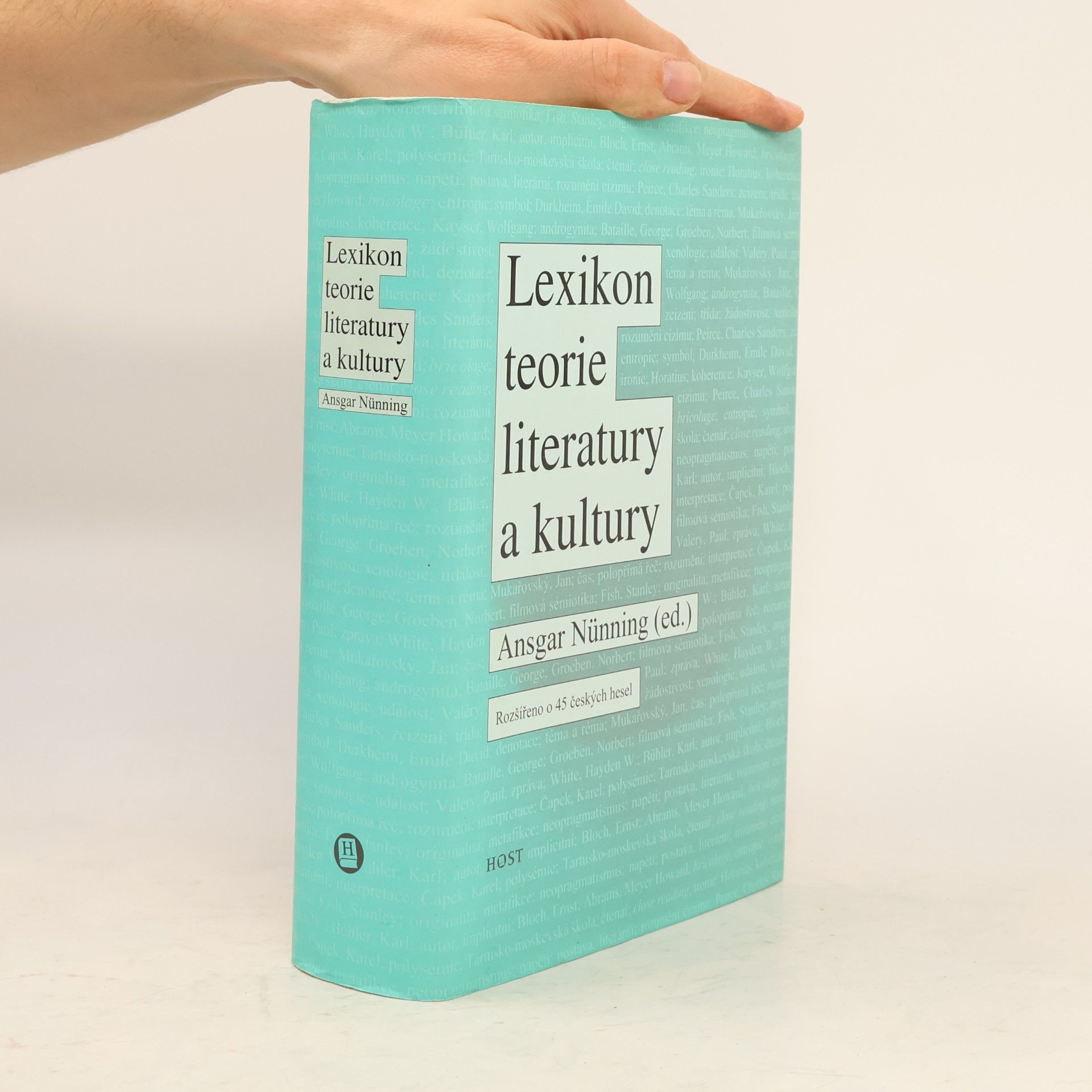 Ansgar Nünning Lexikon teorie literatury a kultury: koncepce - osobnosti - základní pojmy