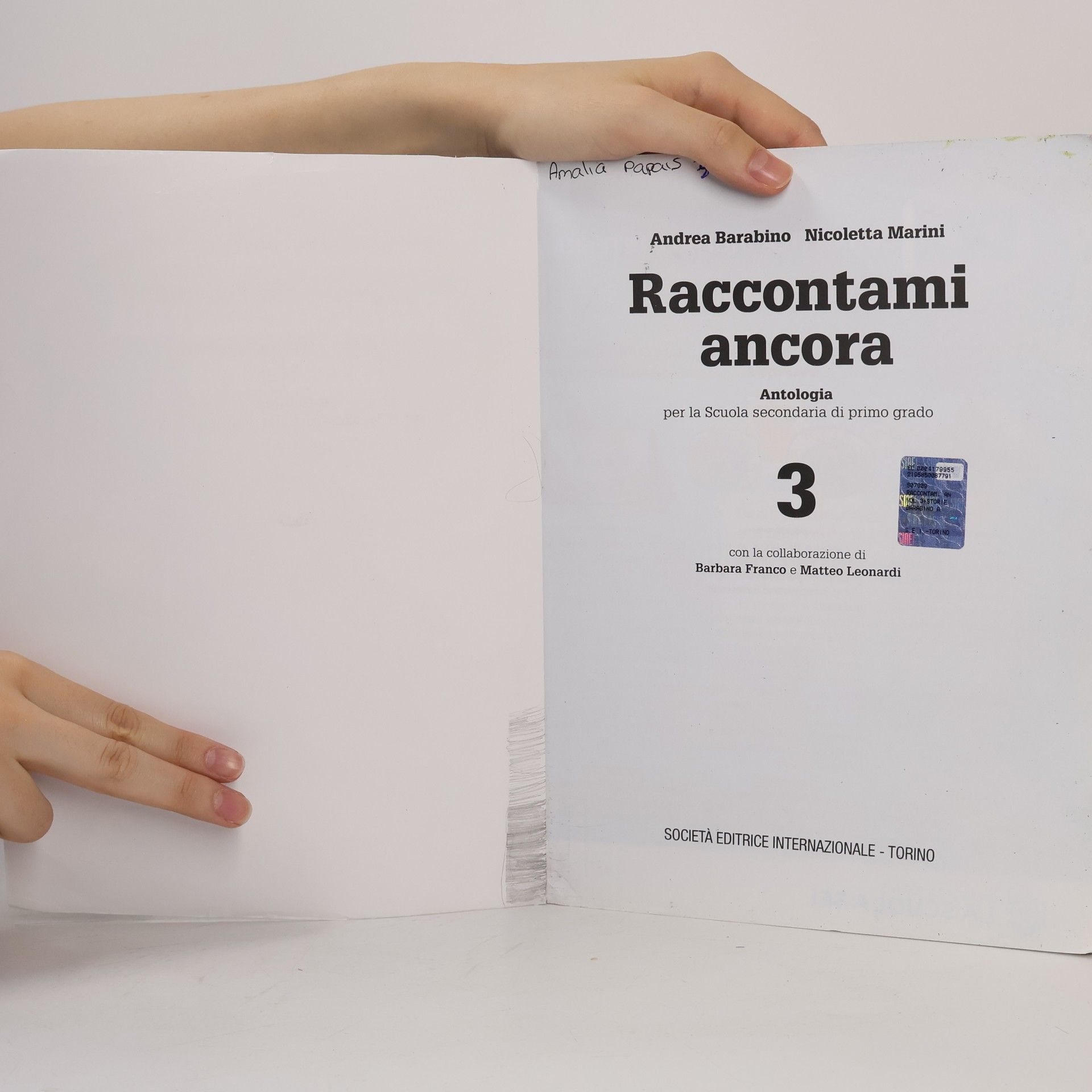 Andrea Barabino Raccontami ancora 3