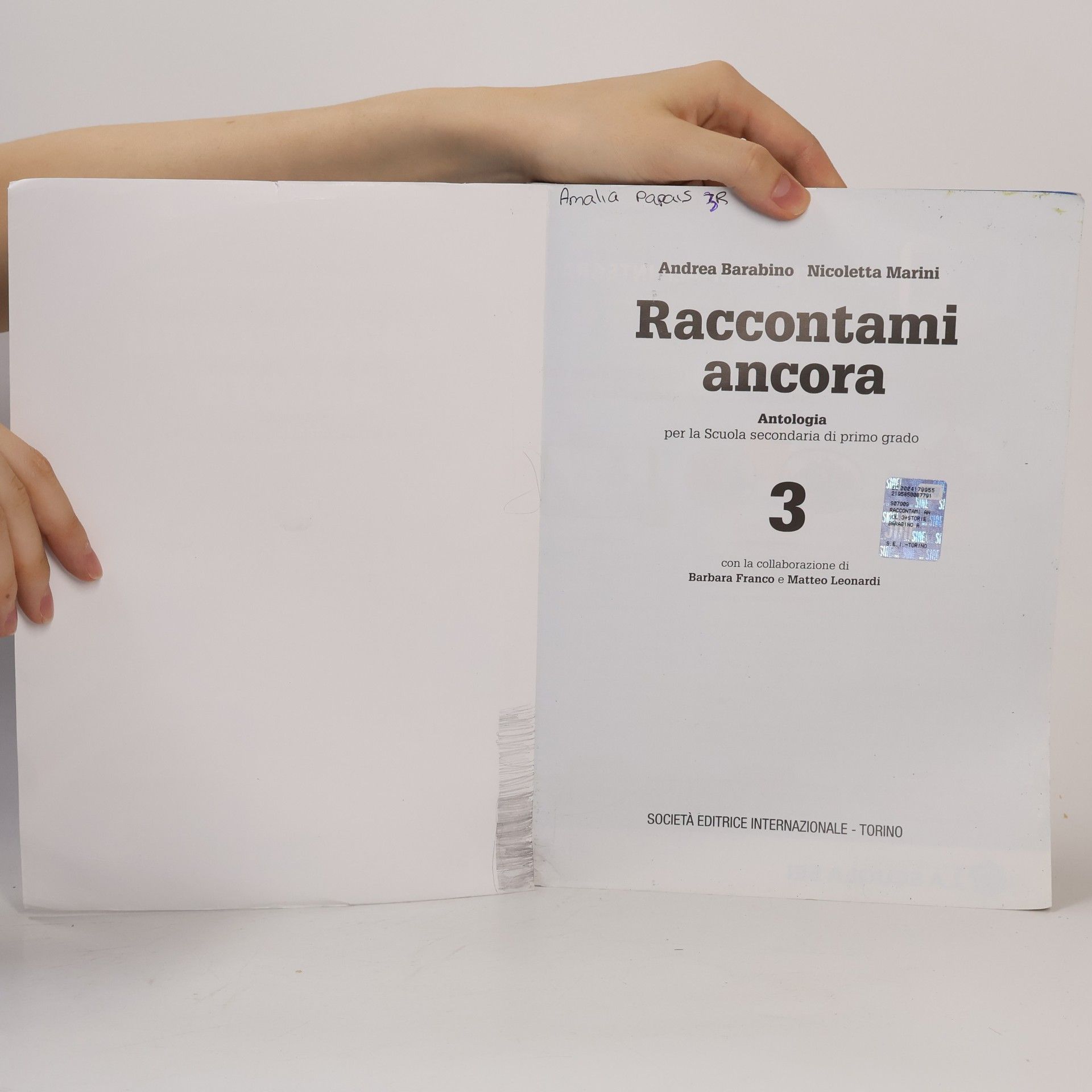Andrea Barabino Raccontami ancora 3