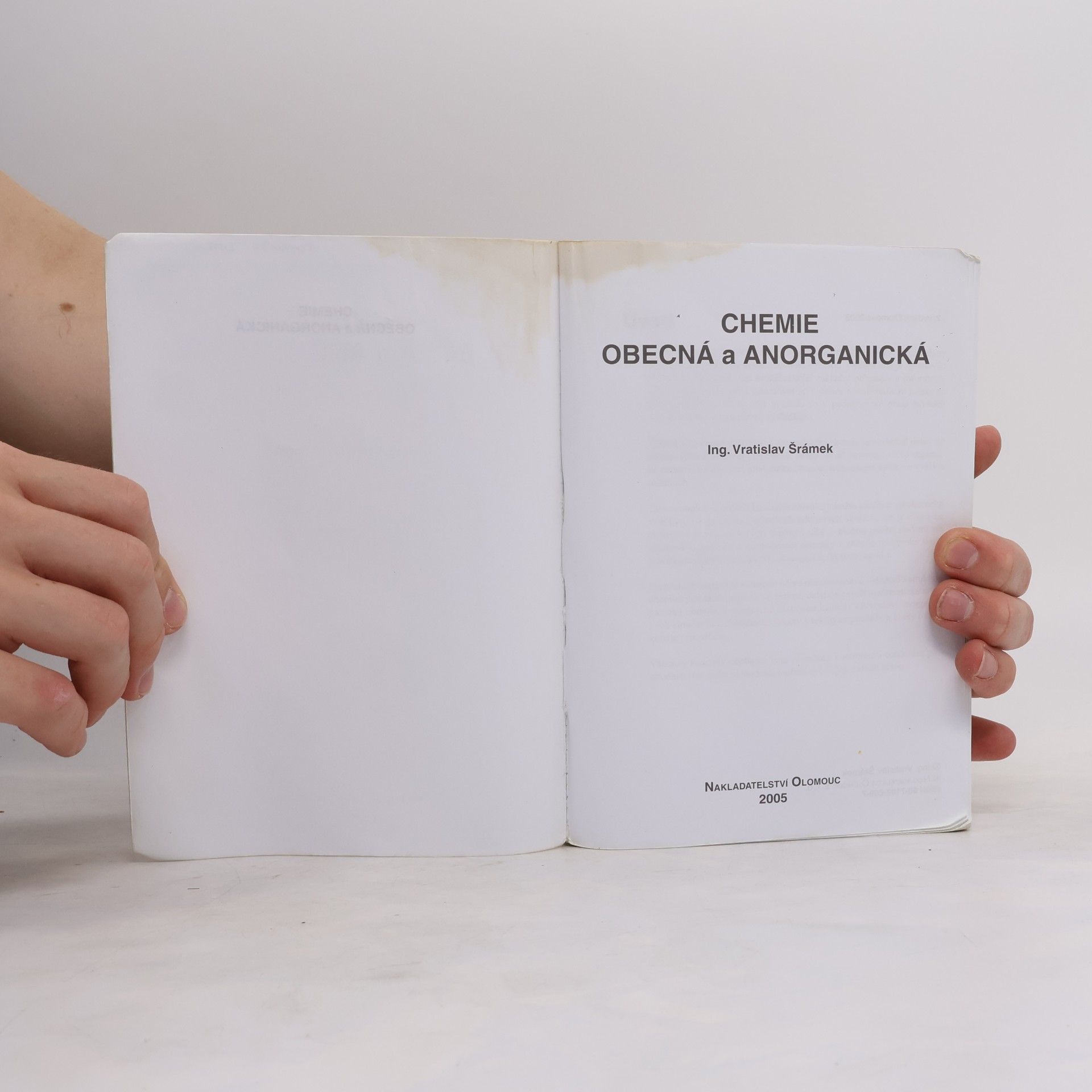Vratislav Šrámek Obecná a anorganická chemie