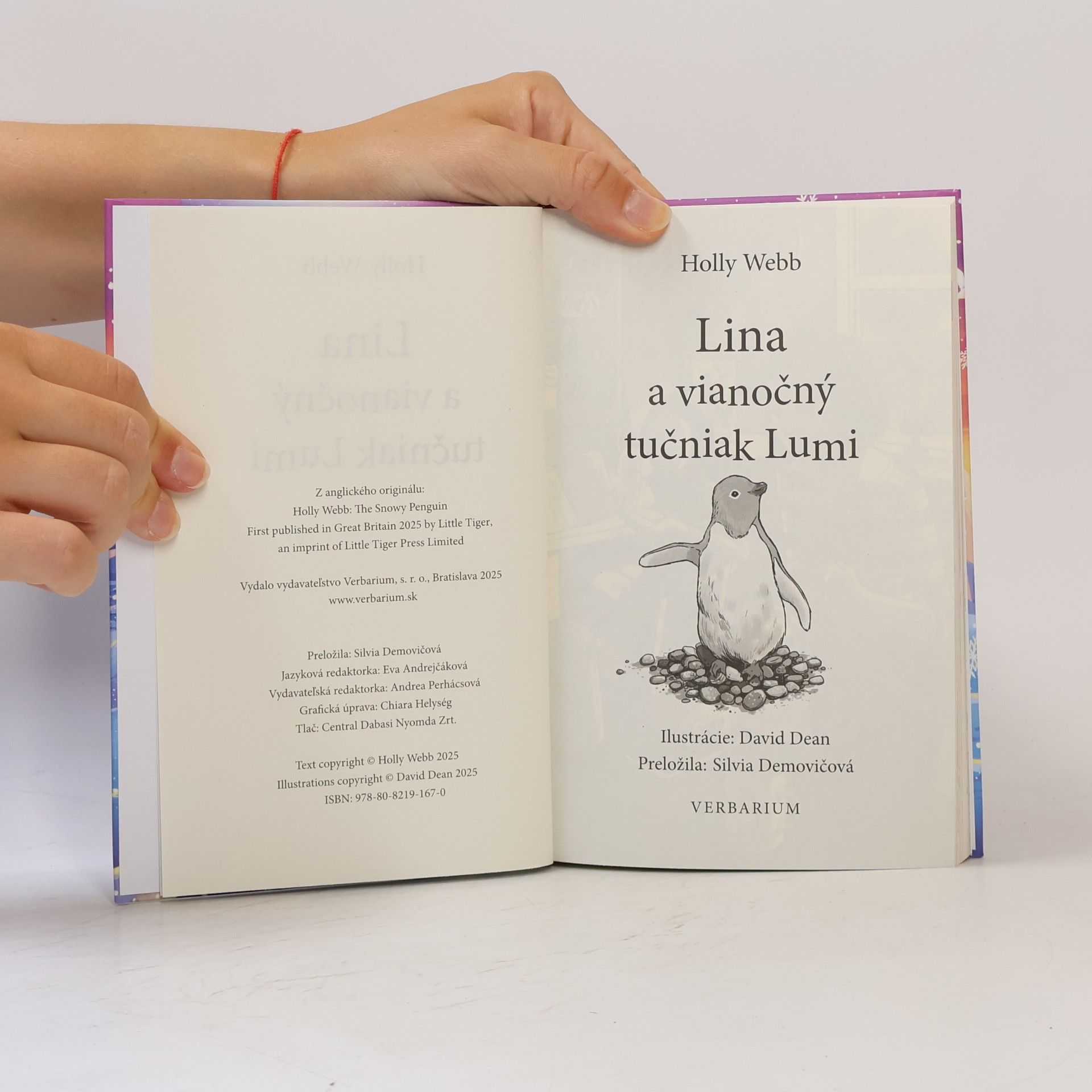 Holly Webb Lina a vianočný tučniak Lumi