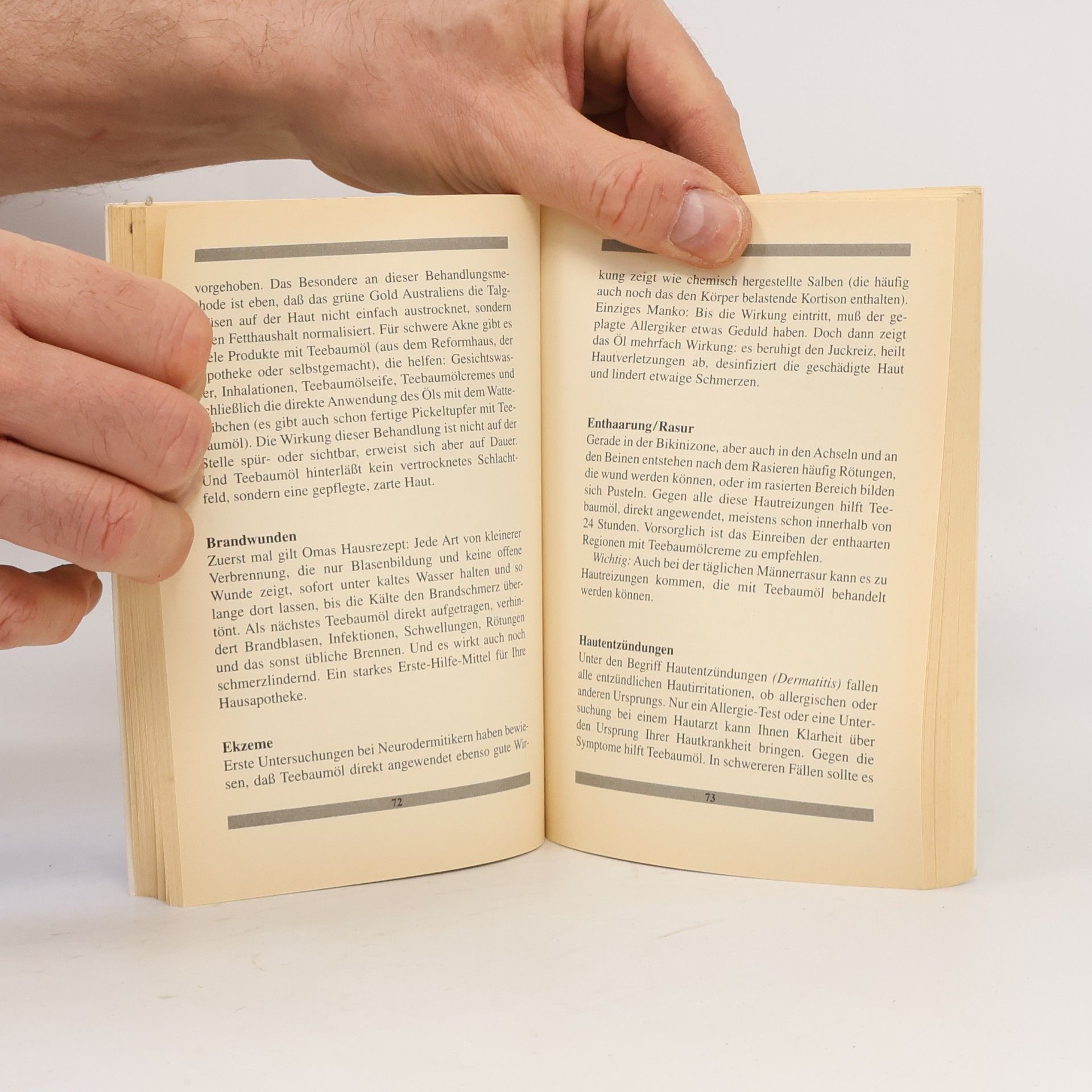 Sven-Jörg Buslau Teebaumöl praktisch anwenden