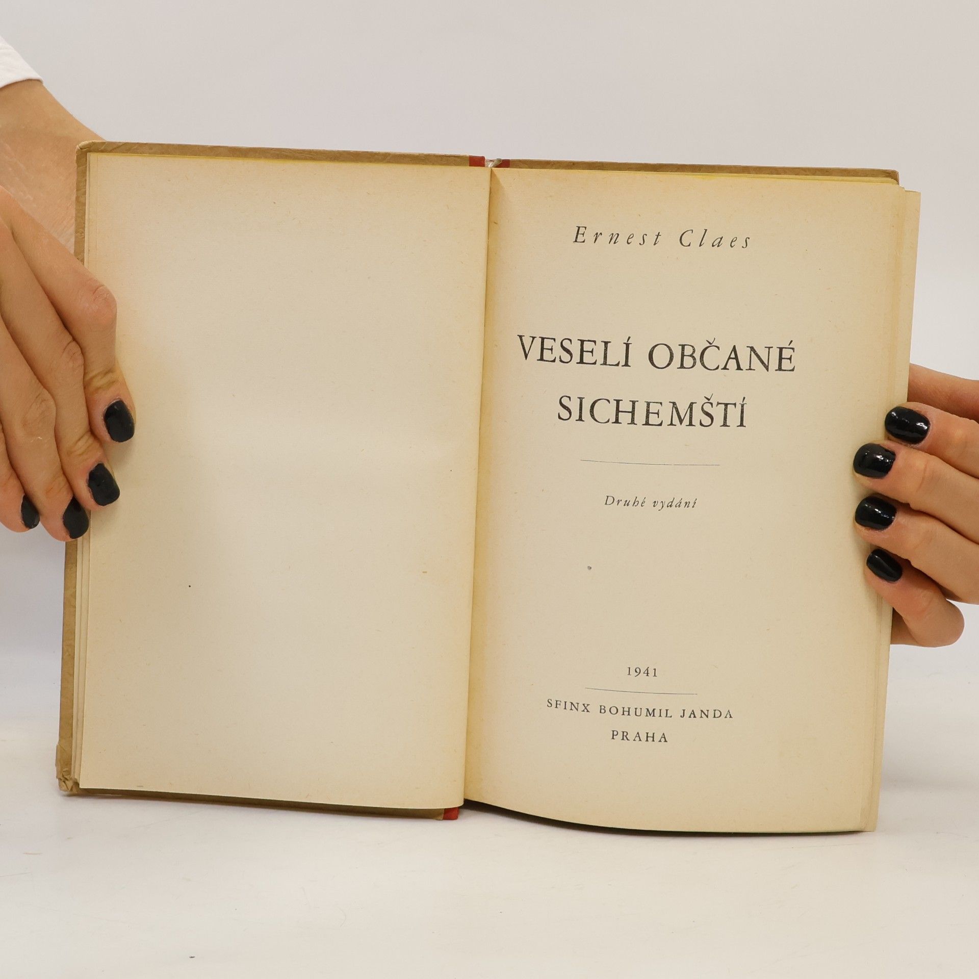 Ernest Claes Veselí občané sichemští