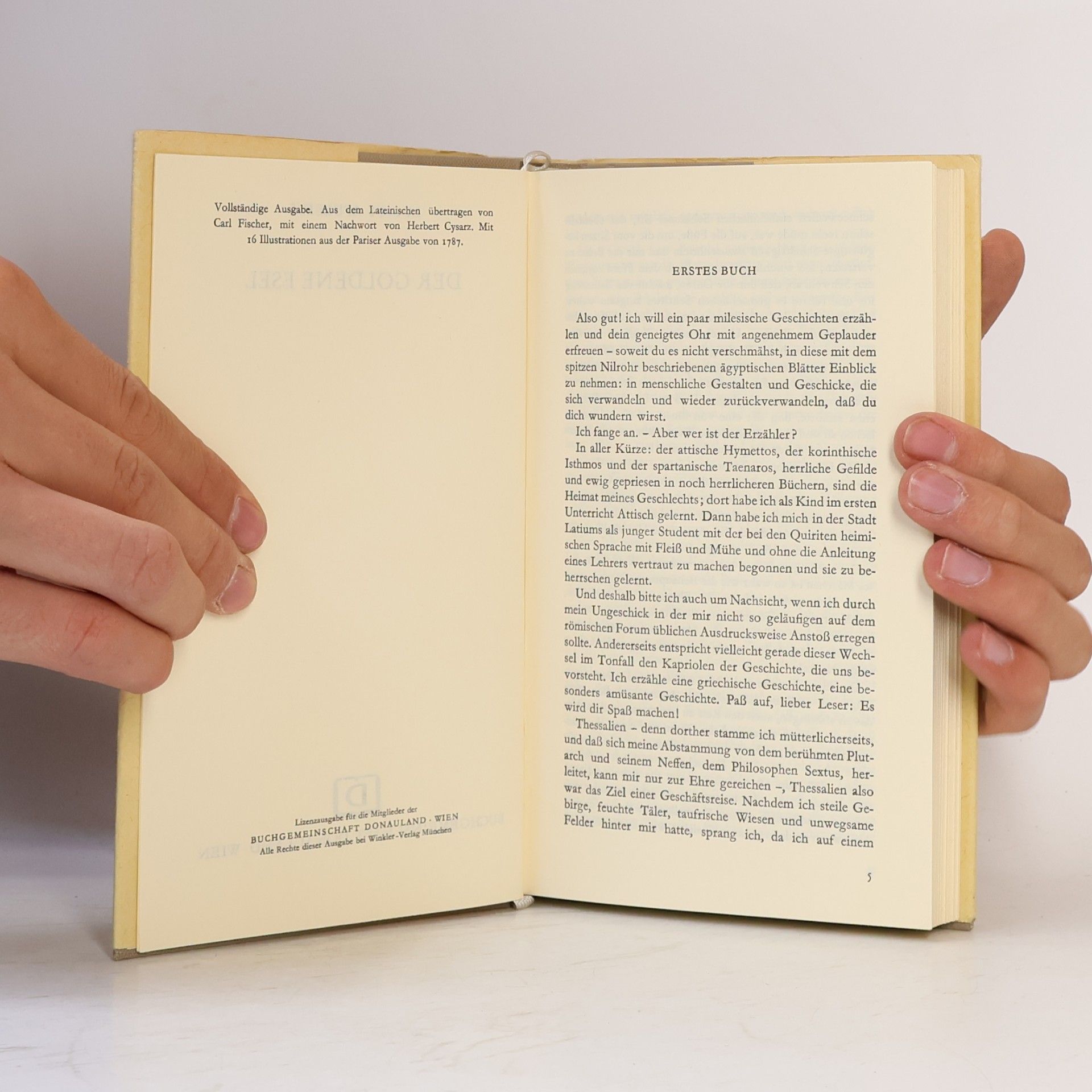 Apuleius Der Goldene Esel