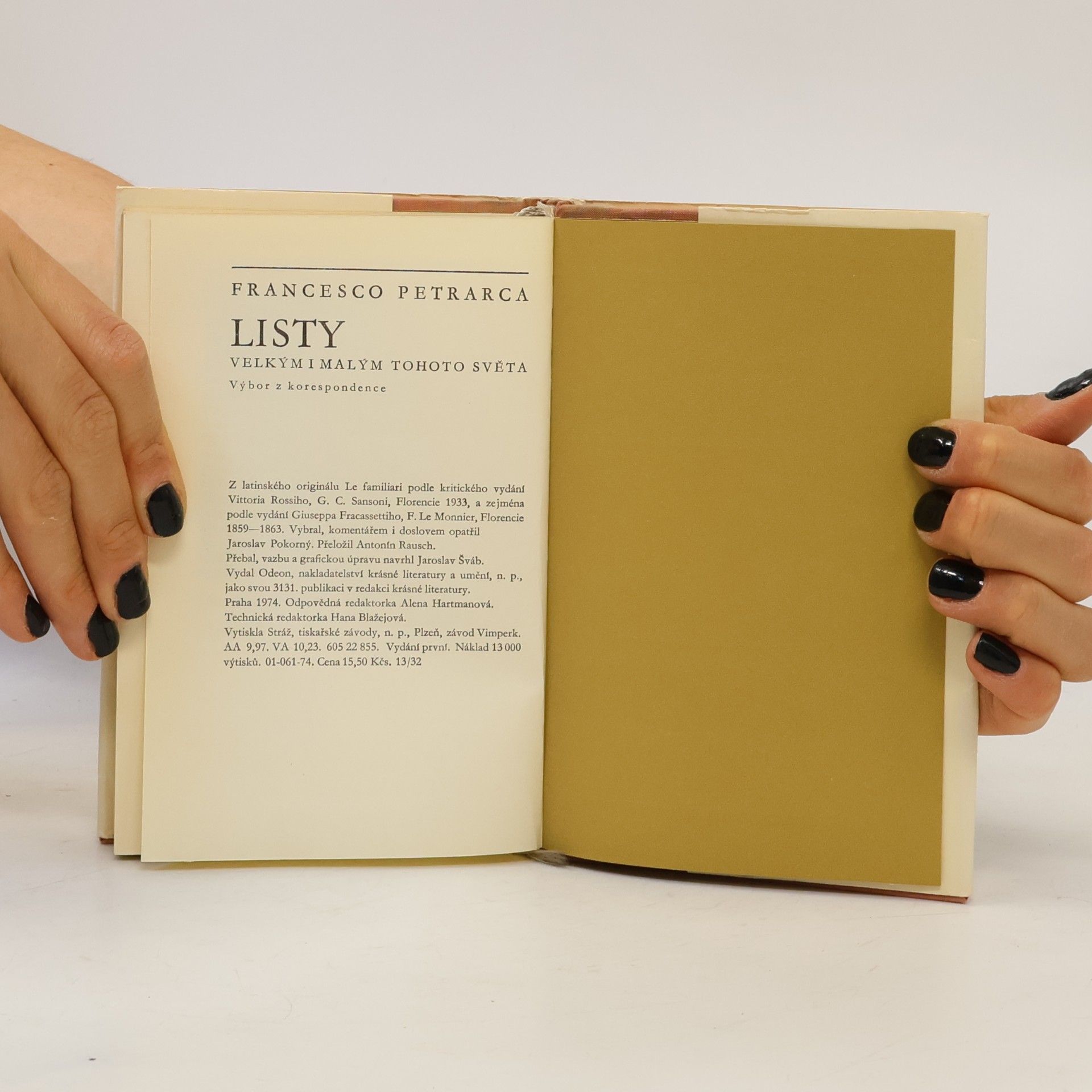 Francesco Petrarca Listy velkým i malým tohoto světa